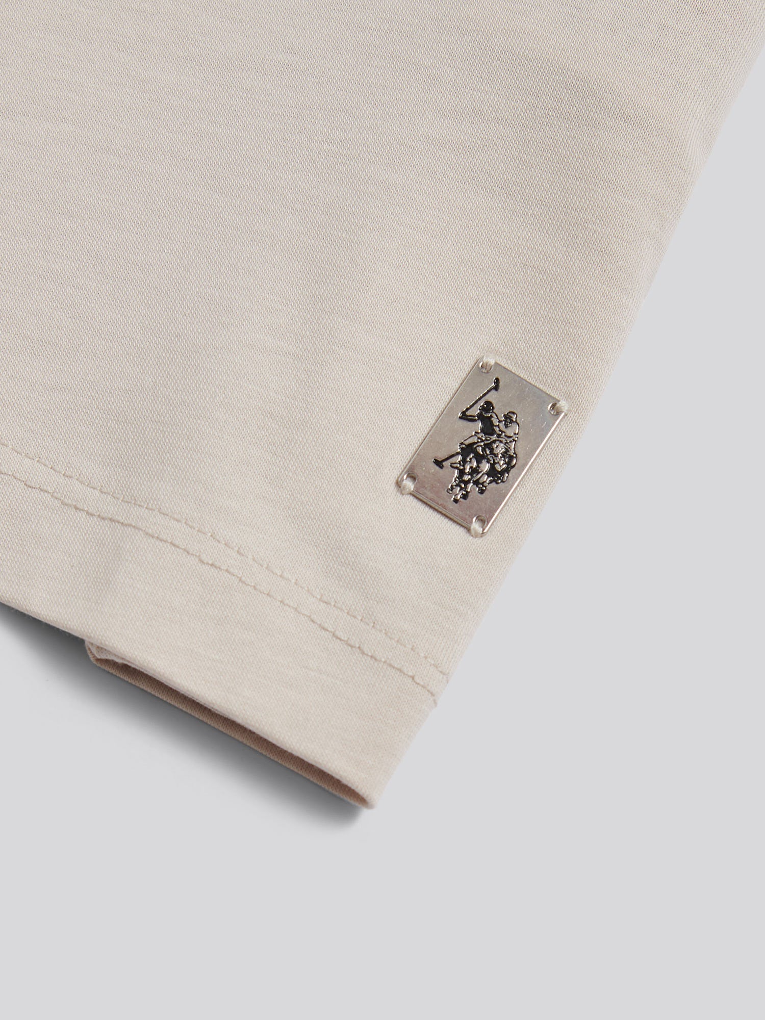 Mens Smart Mercerised T-Shirt Beige - Image 8