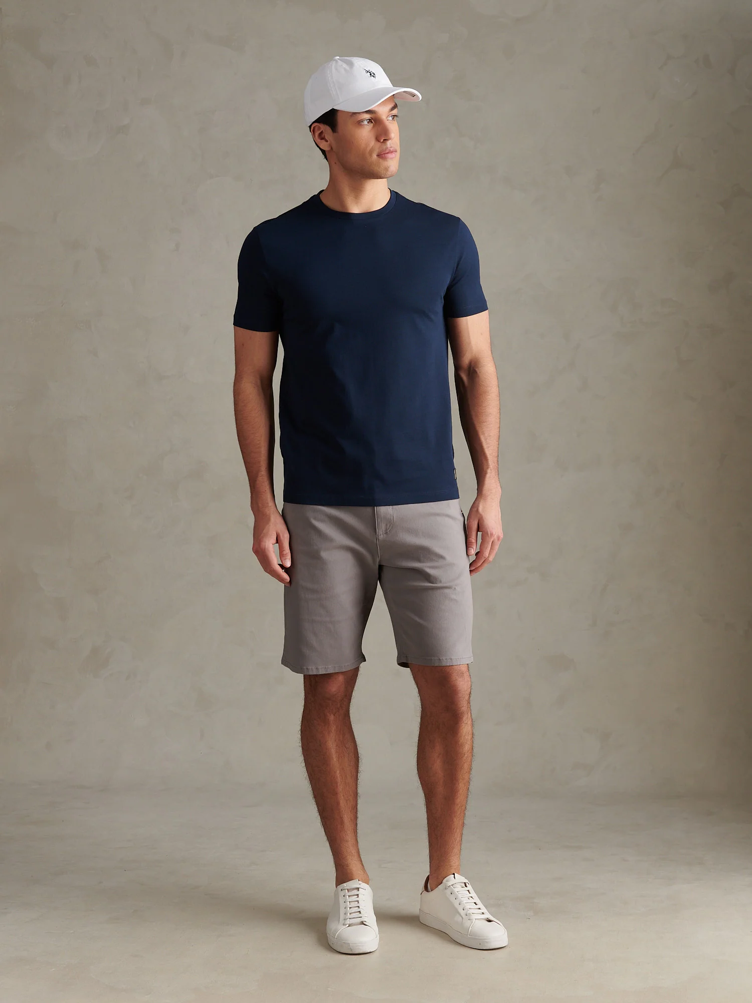 Mens Smart Mercerised T-Shirt Dark Sapphire Navy - Image 3