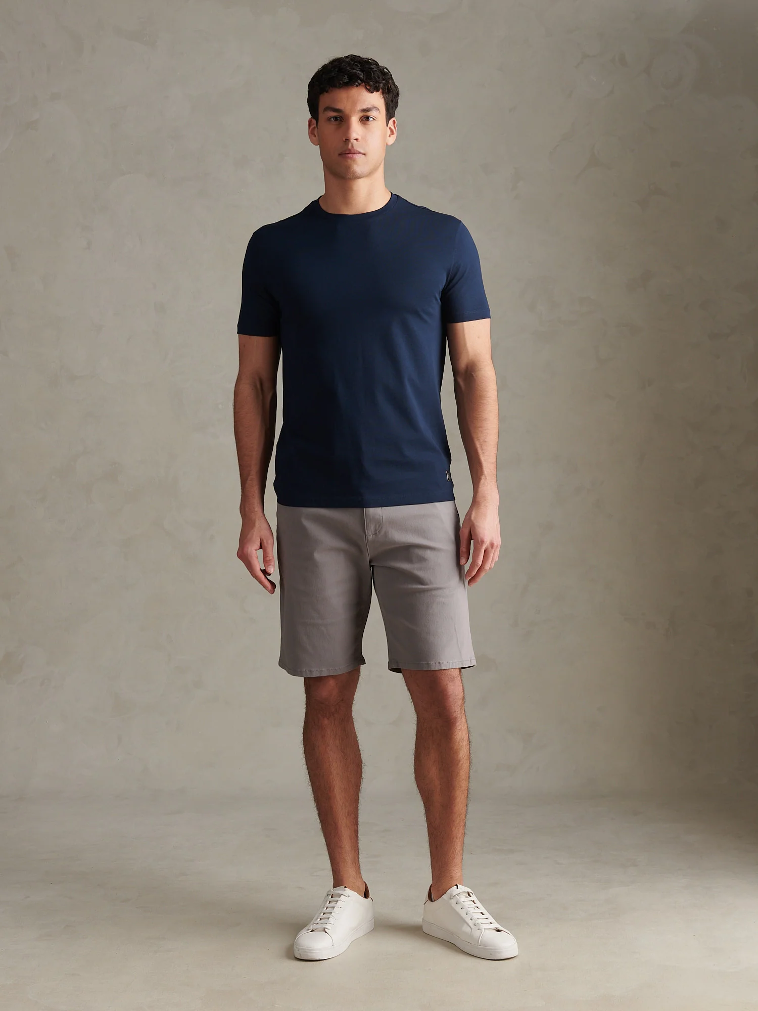 Mens Smart Mercerised T-Shirt Dark Sapphire Navy - Image 5