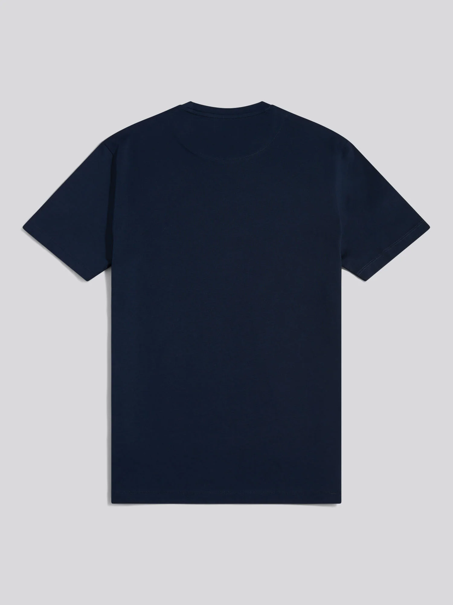 Mens Smart Mercerised T-Shirt Dark Sapphire Navy - Image 7