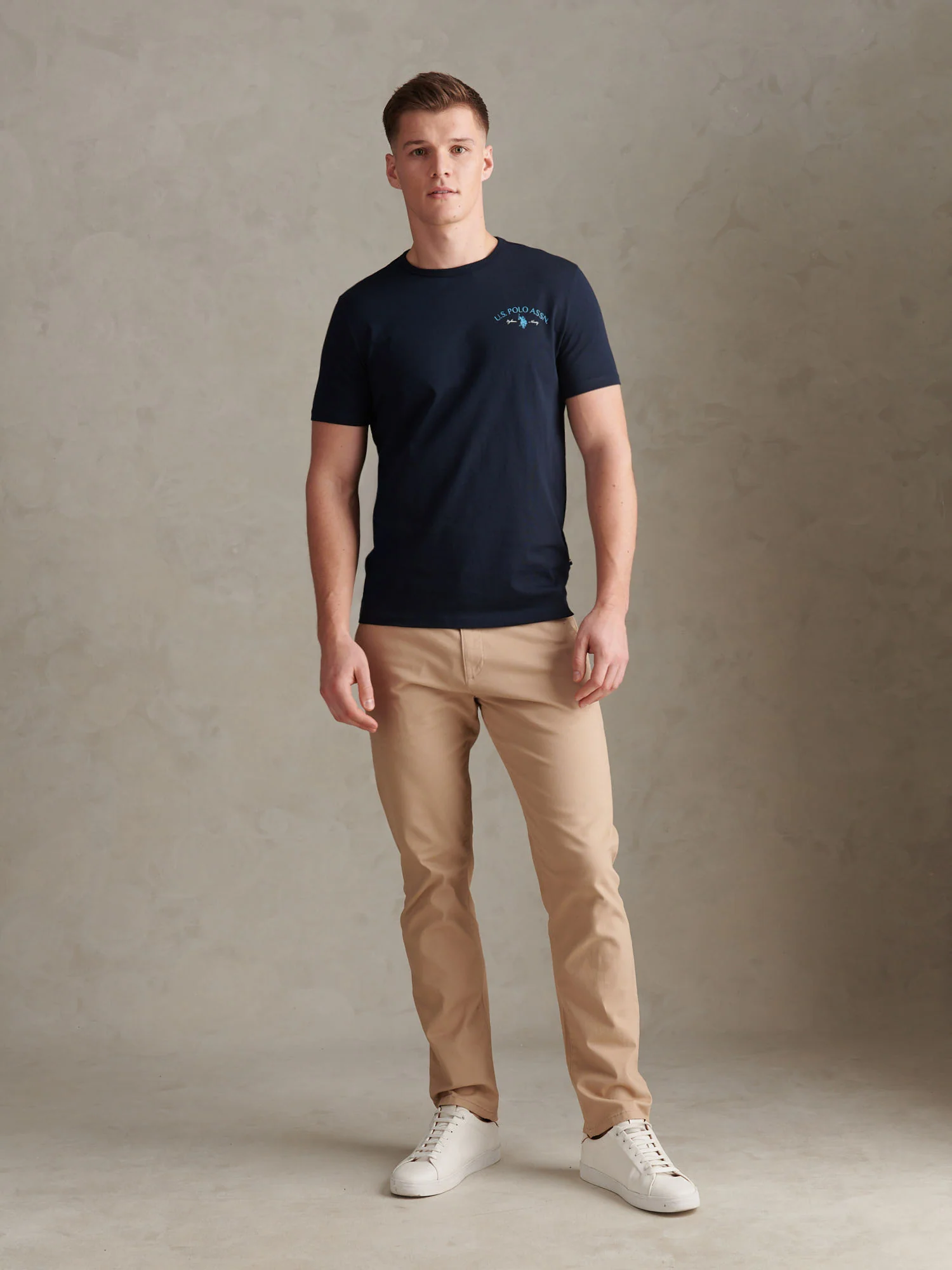 Mens Spirit Of Sport Back Graphic T-Shirt Dark Sapphire Navy - Image 3