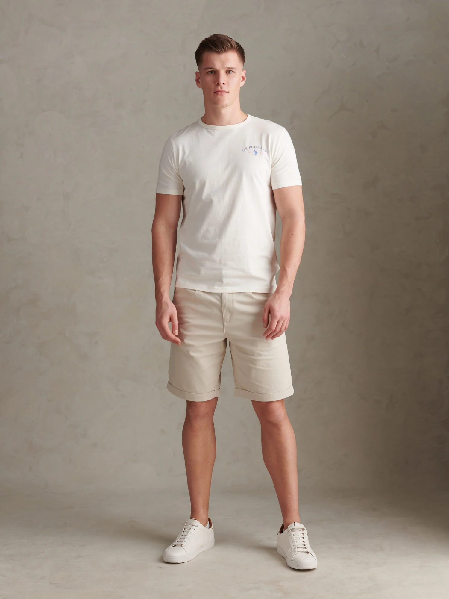 Mens Spirit Of Sport Back Graphic T-Shirt Whisper White - Image 3