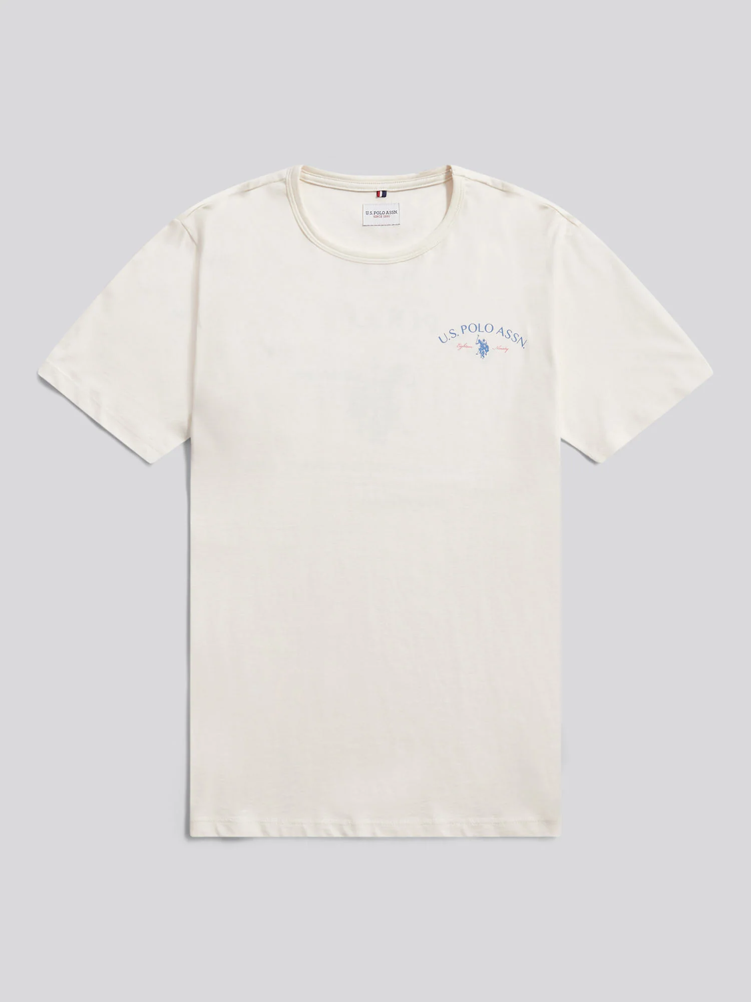 Mens Spirit Of Sport Back Graphic T-Shirt Whisper White - Image 6