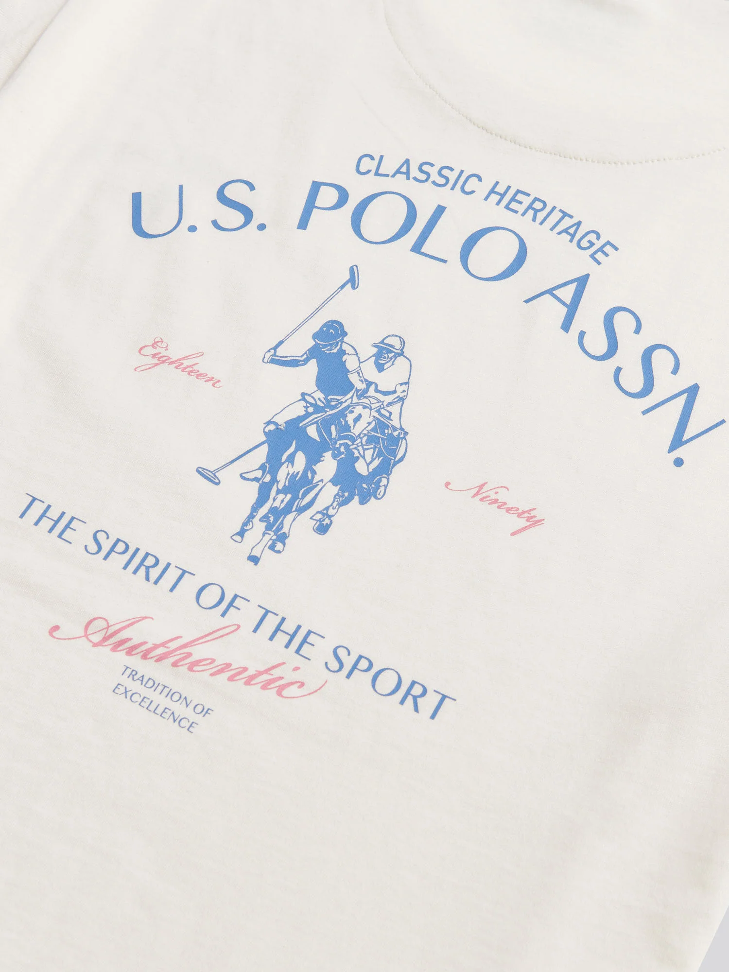Mens Spirit Of Sport Back Graphic T-Shirt Whisper White - Image 8