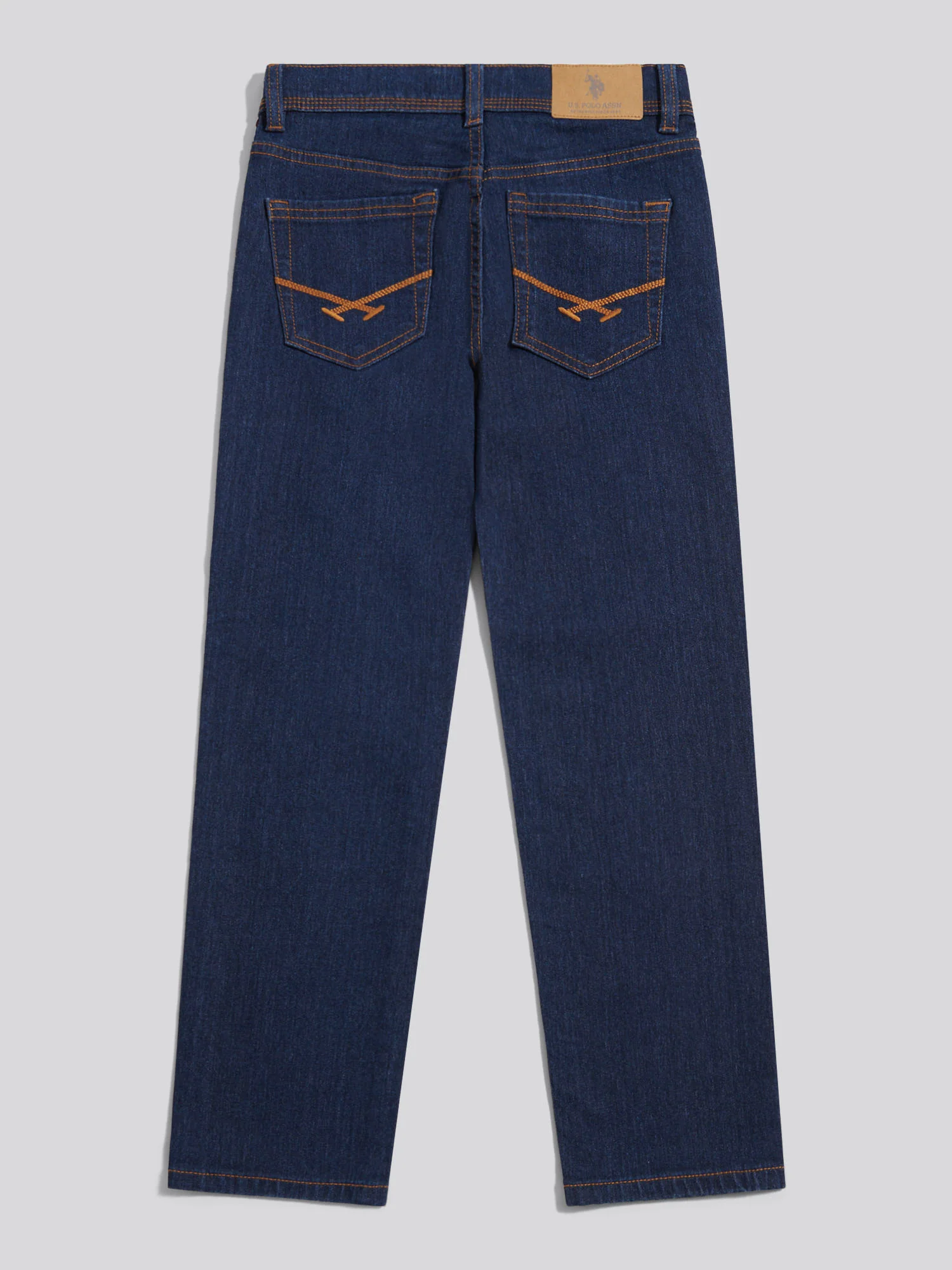 Boys Straight Fit Stretch Jeans Rinse Wash - Image 7