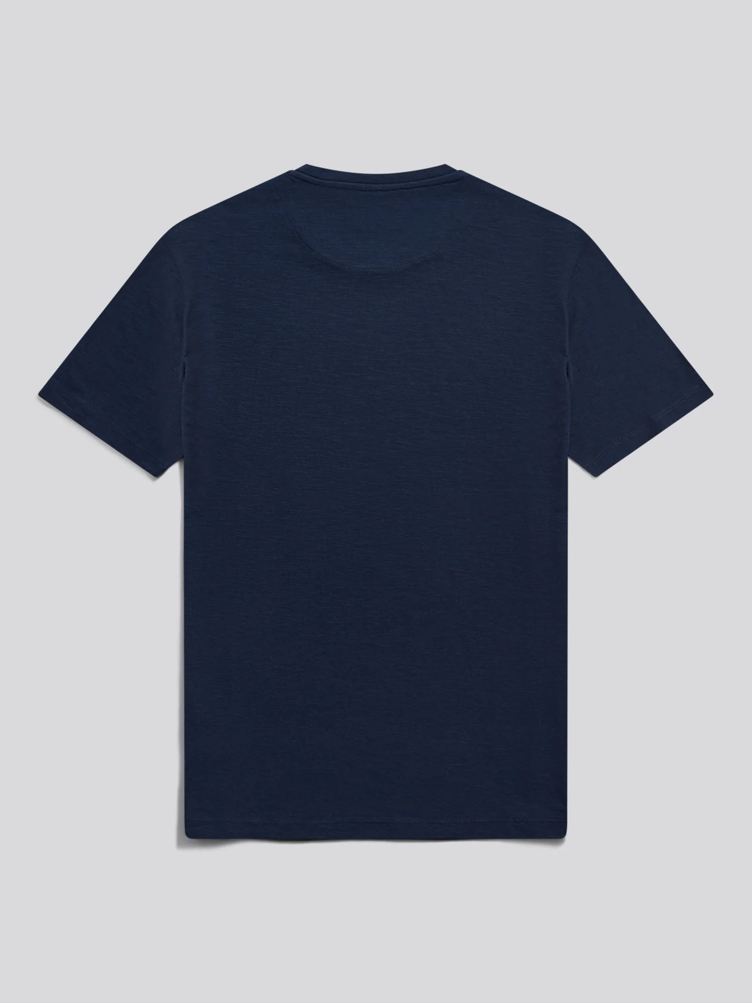 Mens Subtle Texture Double Horsemen T-Shirt Dark Sapphire Navy - Image 6