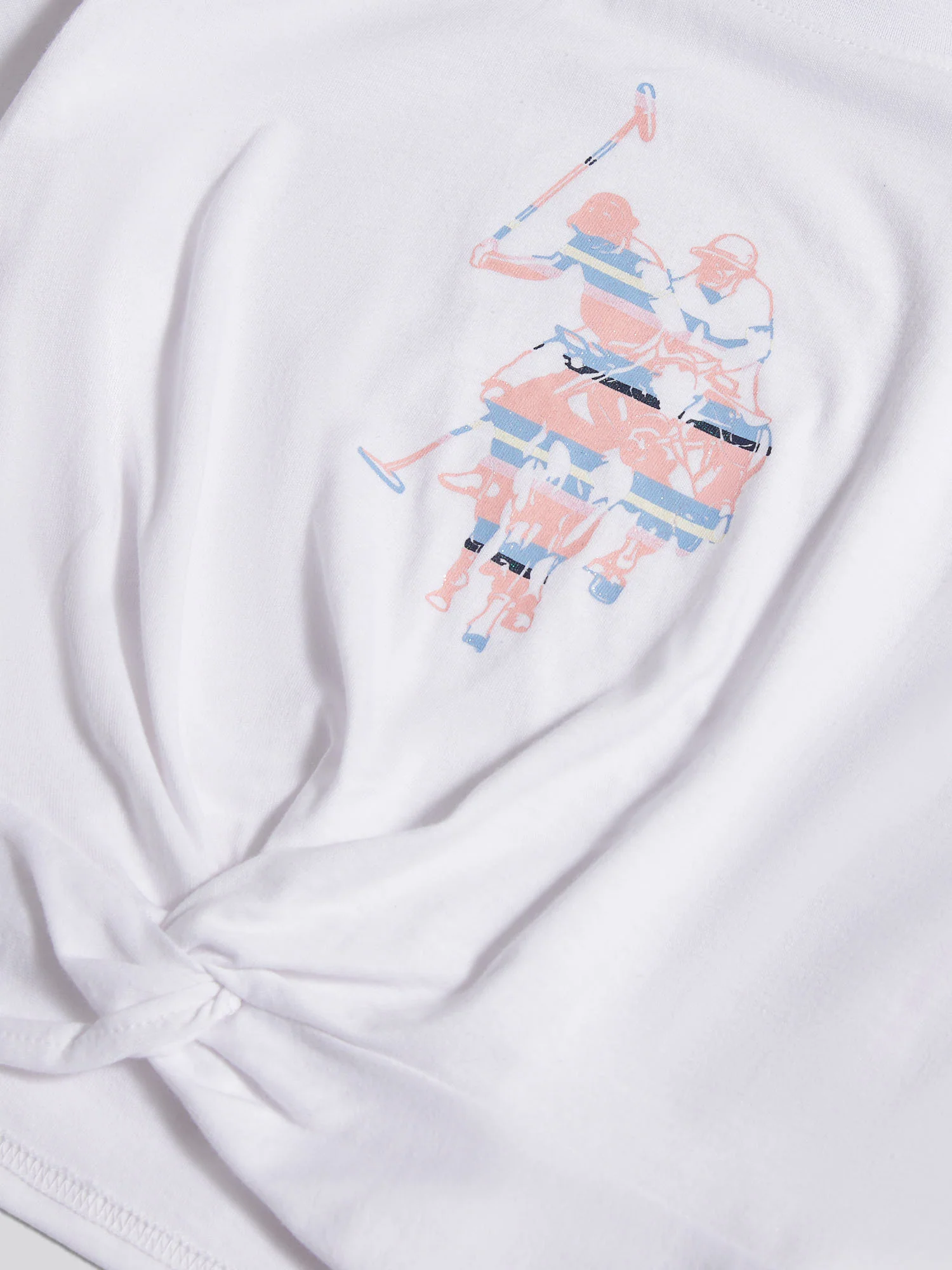 Girls Twist Front Graphic T-Shirt & Shorts Set Open Air - Image 10