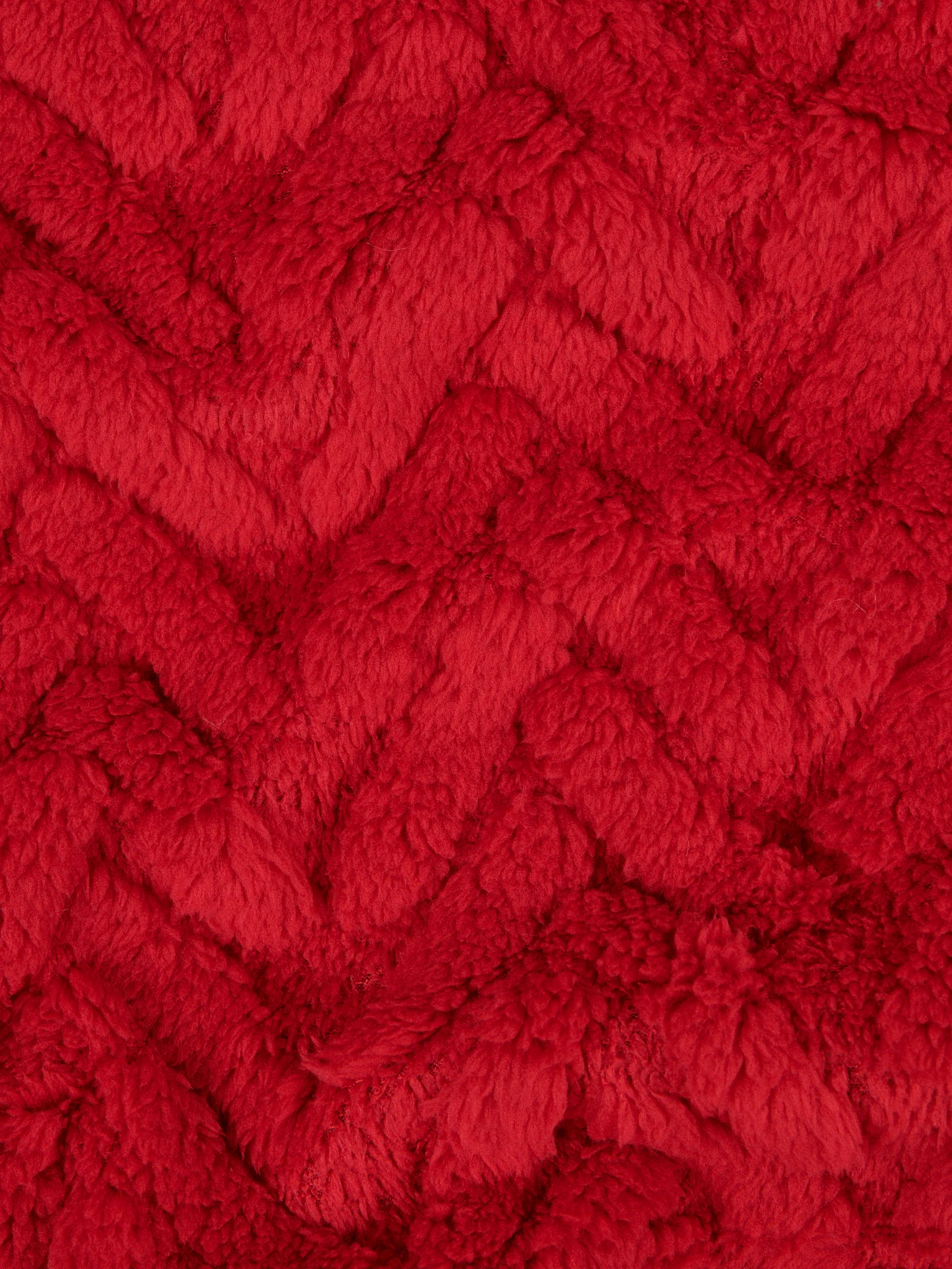 Premium Fern Jacquard Throw & Cushion Set in Savvy Red - Image 4