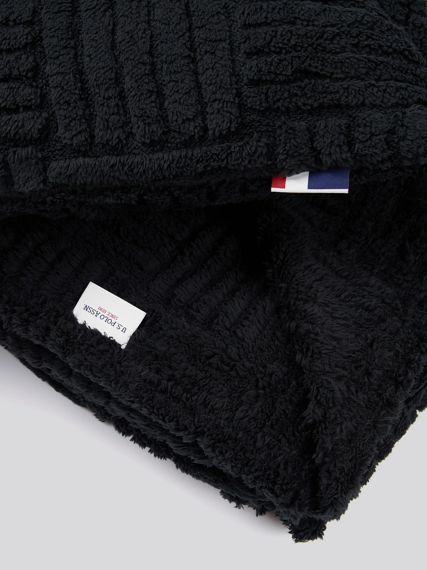 Premium Terrazzo Jacquard Throw & Cushion Set in Jet Black - Image 3