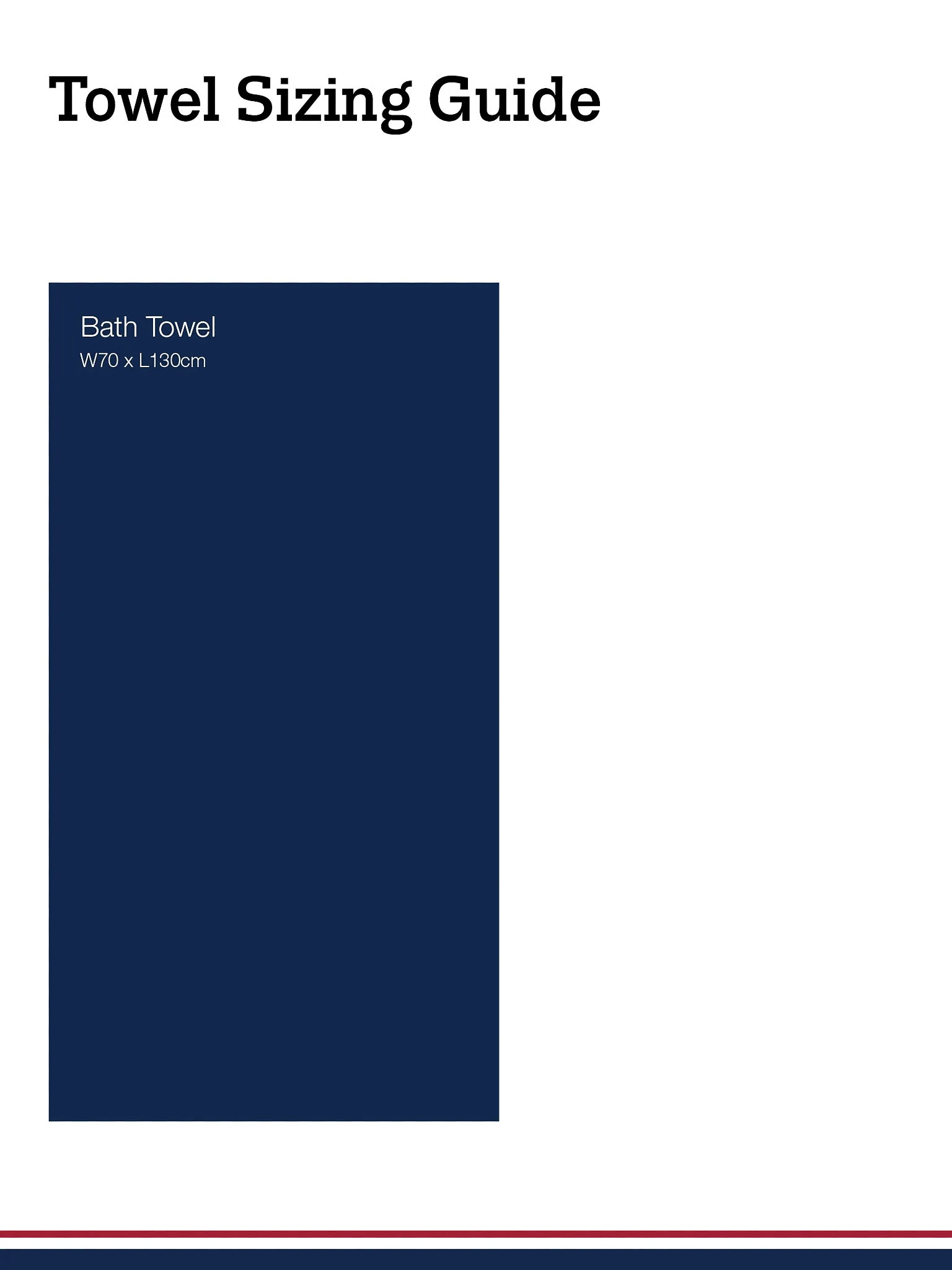 Pure Cotton Brand Stripe Towel Bale in Navy Iris - Image 4