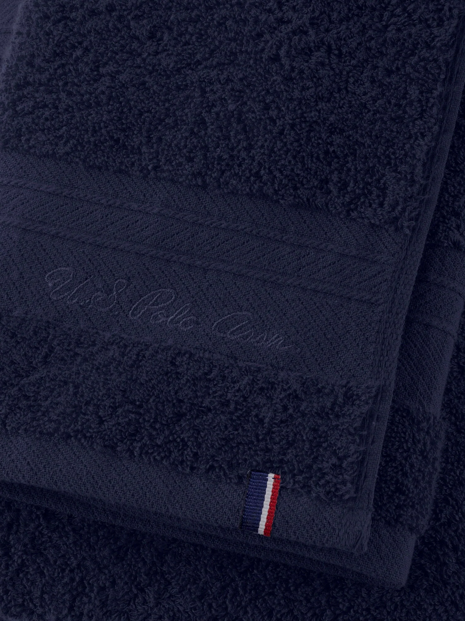 Super Soft Pure Cotton Towel in Navy Iris - Image 2
