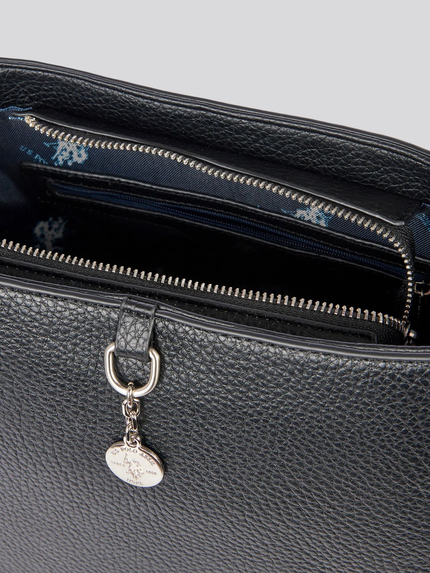 U.S. Polo Assn. Womens Breezy Hobo Bag in Black - Image 12