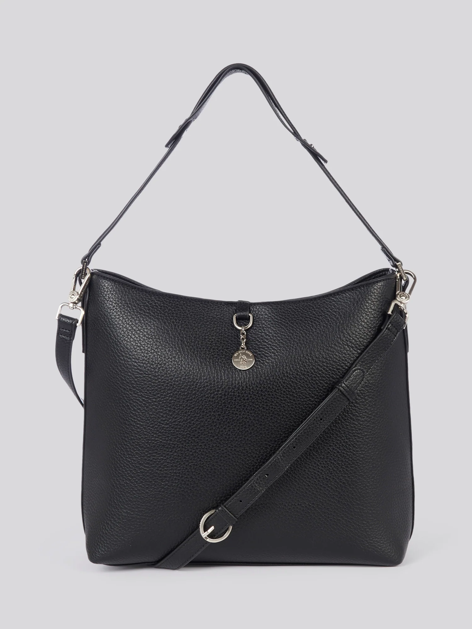 U.S. Polo Assn. Womens Breezy Hobo Bag in Black - Image 5