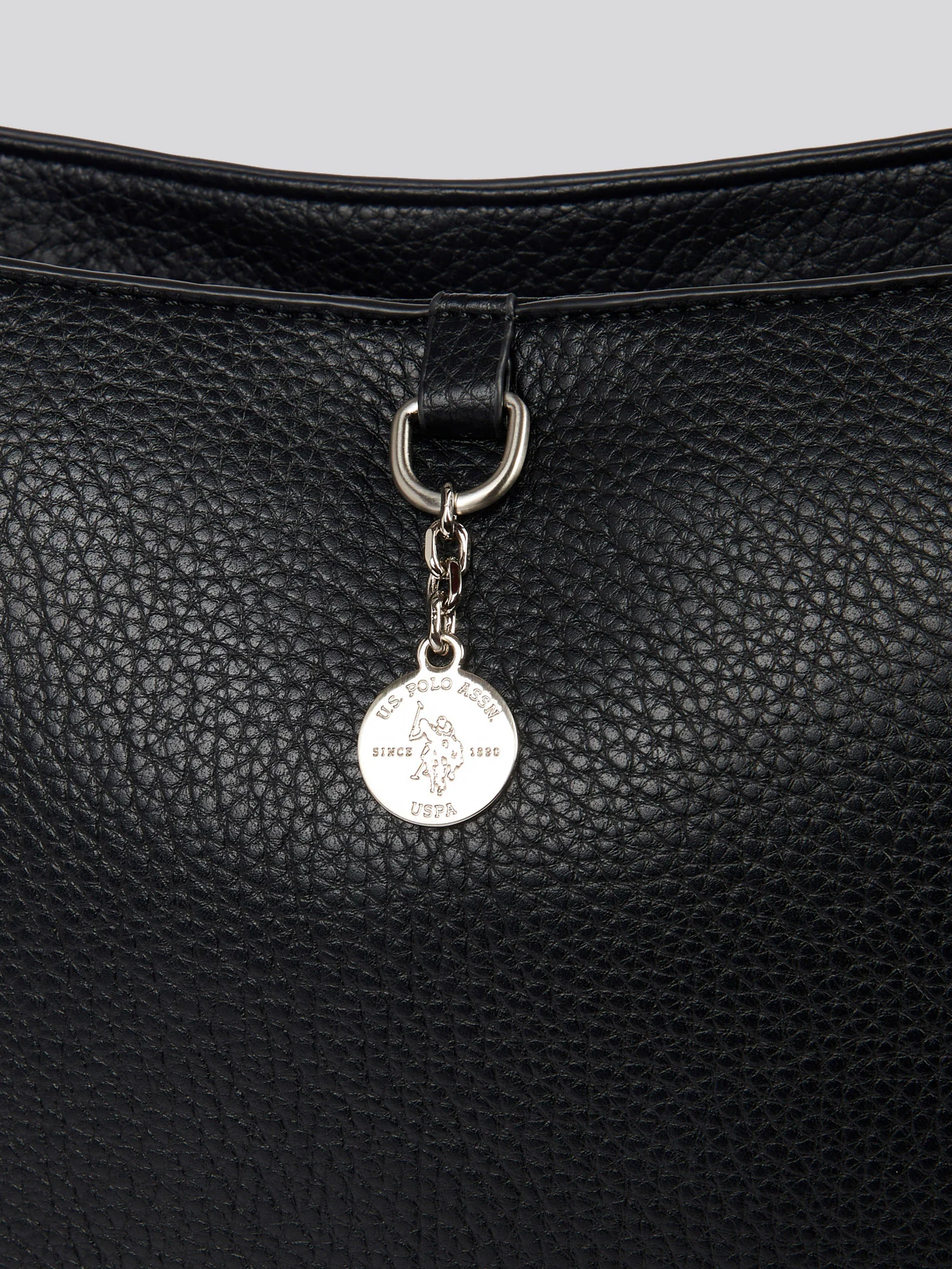 U.S. Polo Assn. Womens Breezy Hobo Bag in Black - Image 6