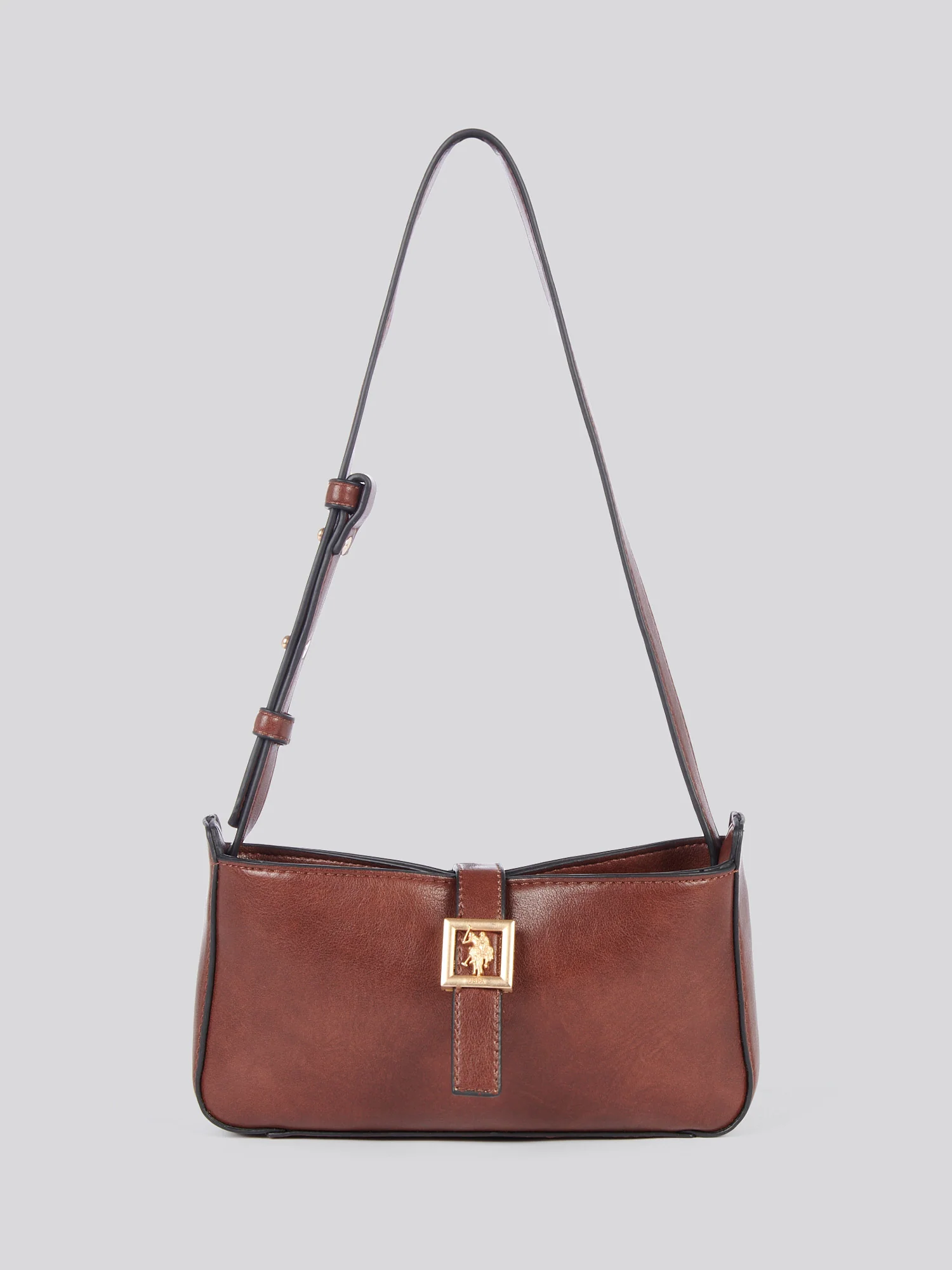 U.S. Polo Assn. Womens Caring Mini Hobo Bag in Brown - Image 2