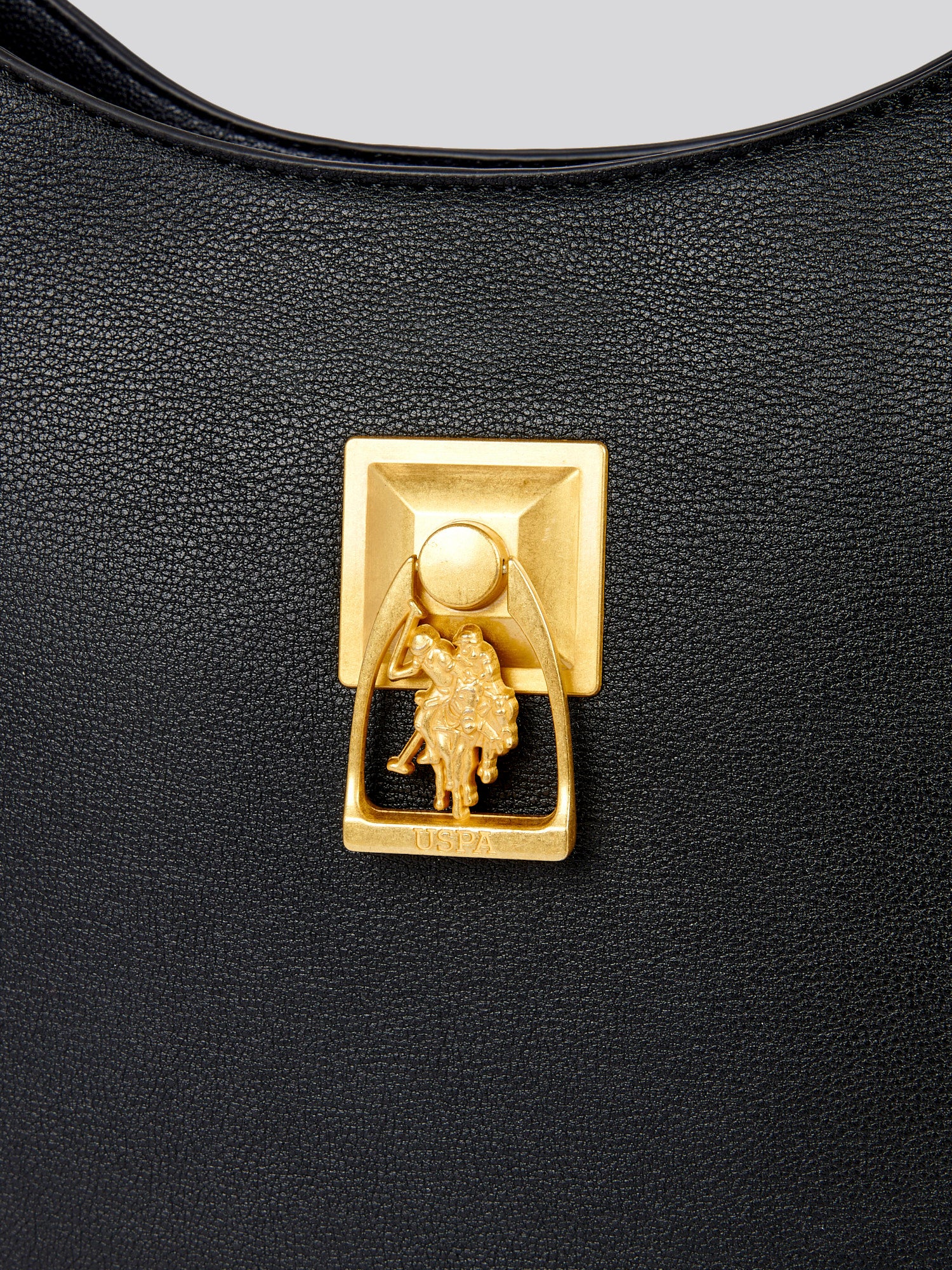 U.S. Polo Assn. Womens Earth Hobo Bag in Black - Image 4
