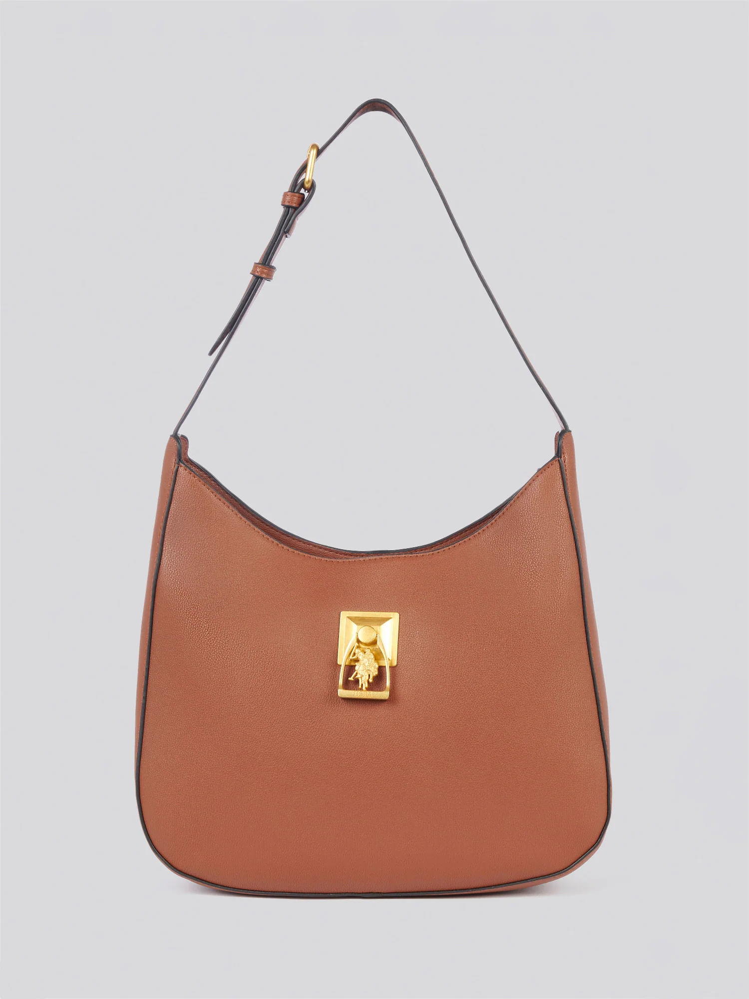 U.S. Polo Assn. Womens Earth Hobo Bag in Tan - Image 5