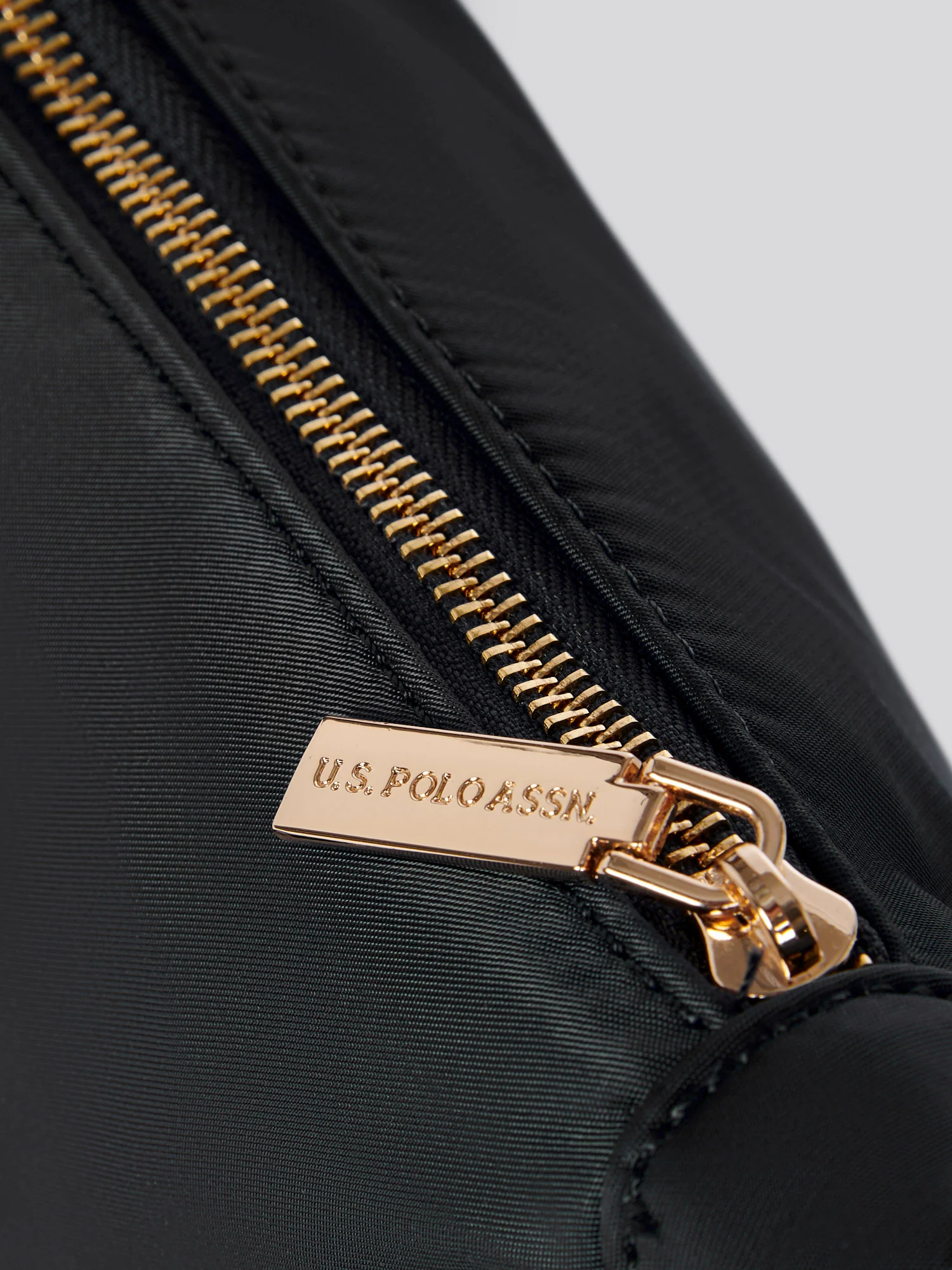U.S. Polo Assn. Womens Houston Round Crossbody Bag in Black - Image 3