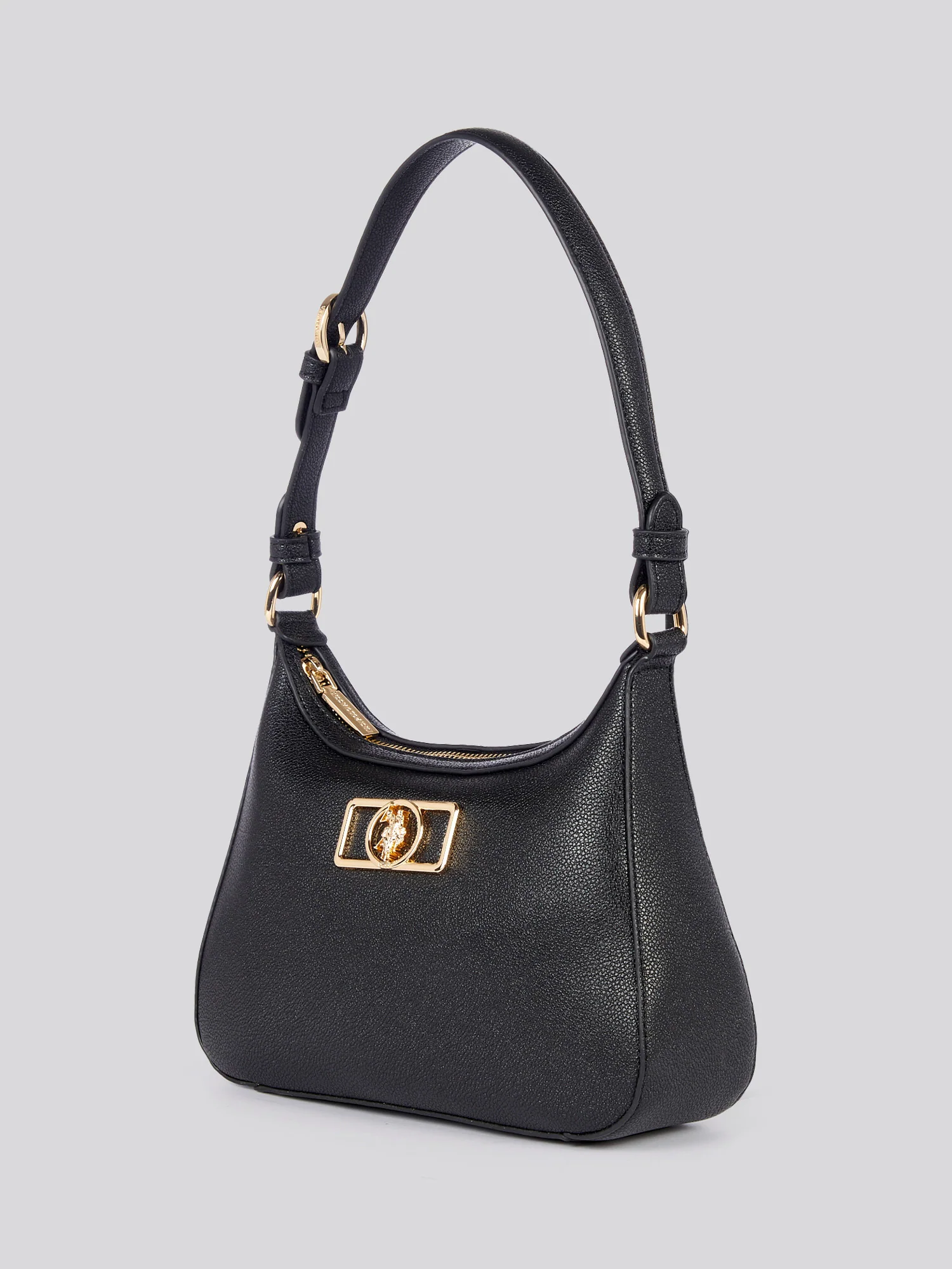 U.S. Polo Assn. Womens Jones Chic Hobo Bag in Black - Image 6