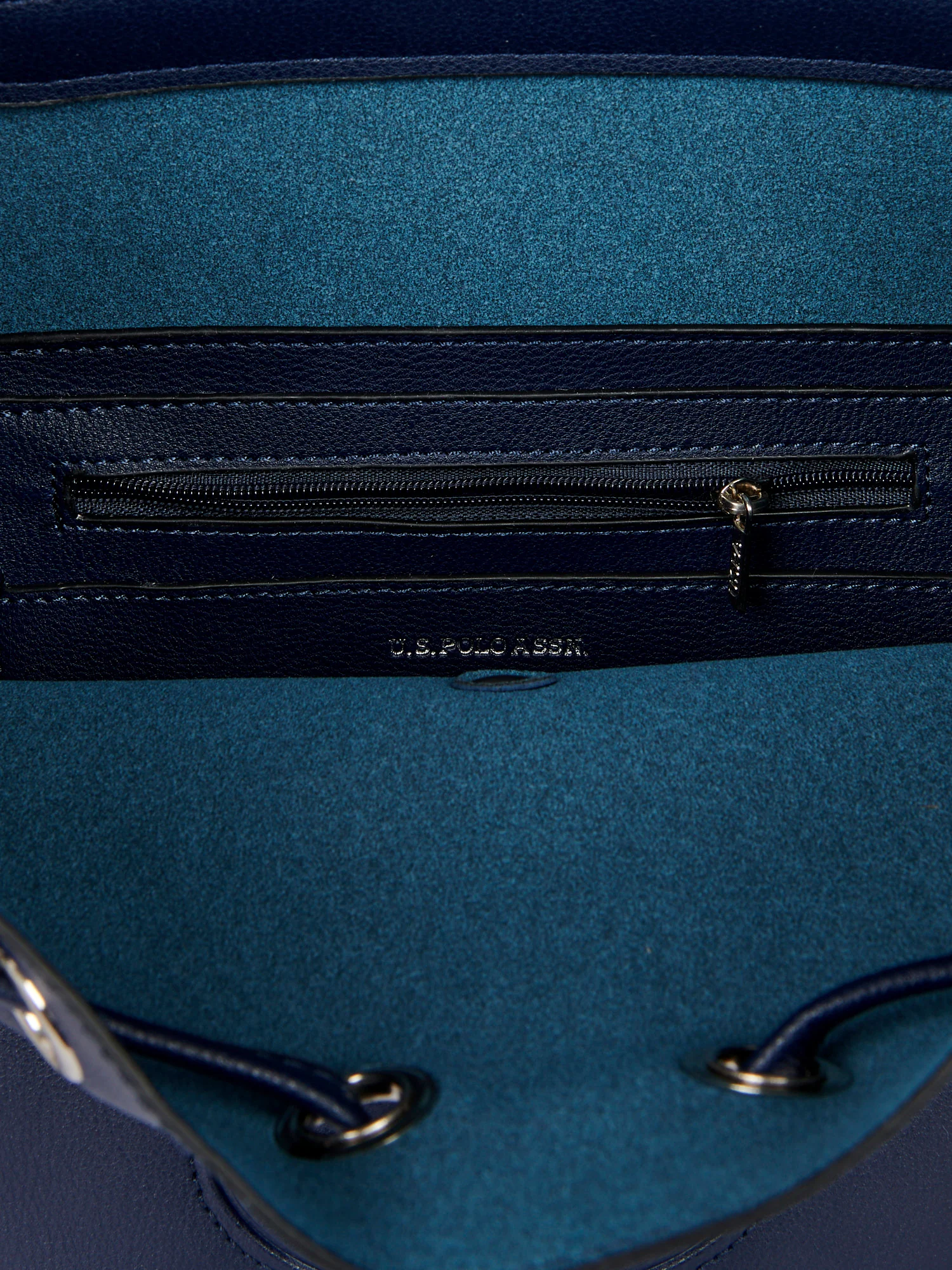 U.S. Polo Assn. Womens Retro Backpack in Navy - Image 9