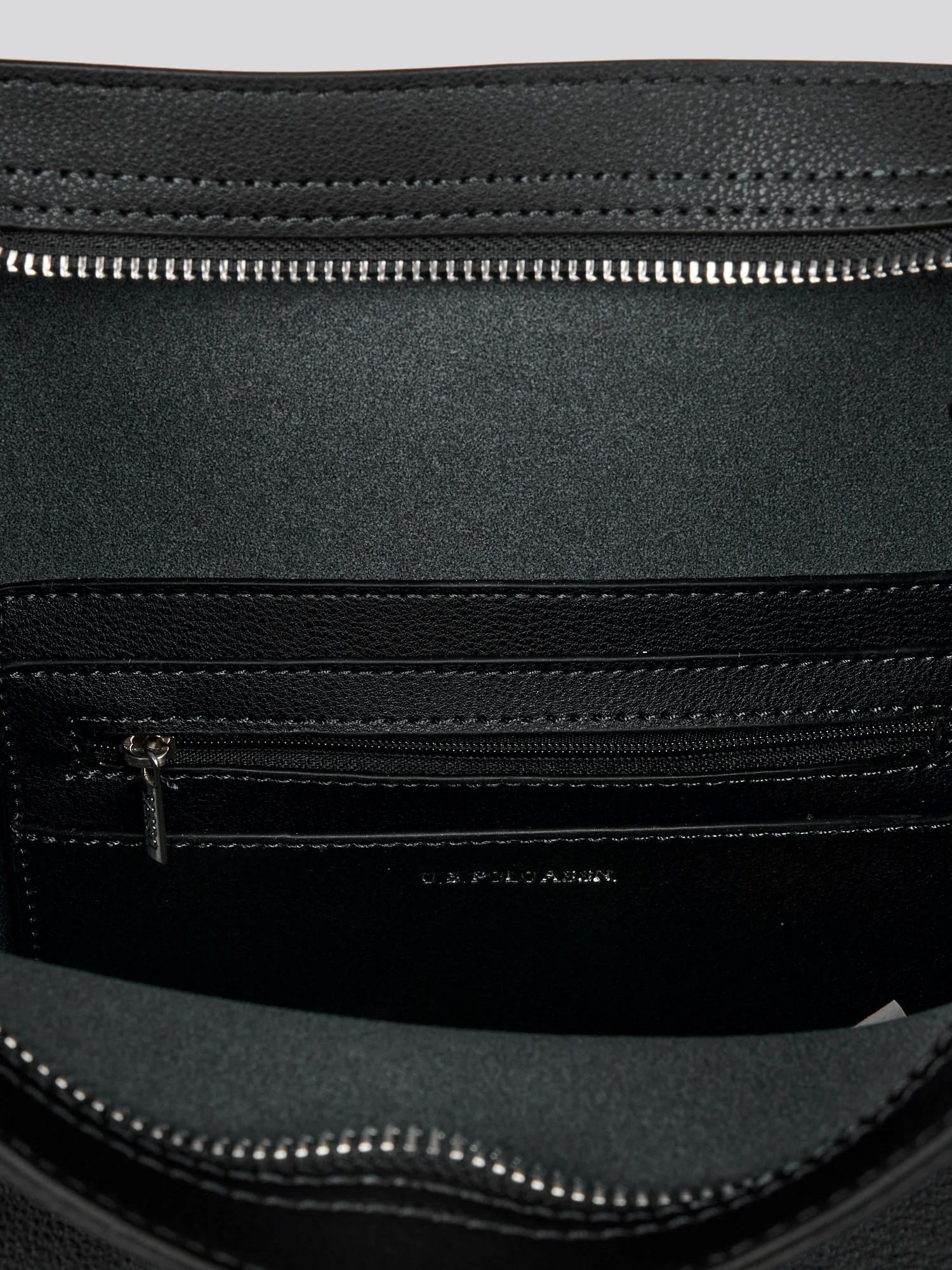 U.S. Polo Assn. Womens Retro Hobo Bag in Black - Image 8