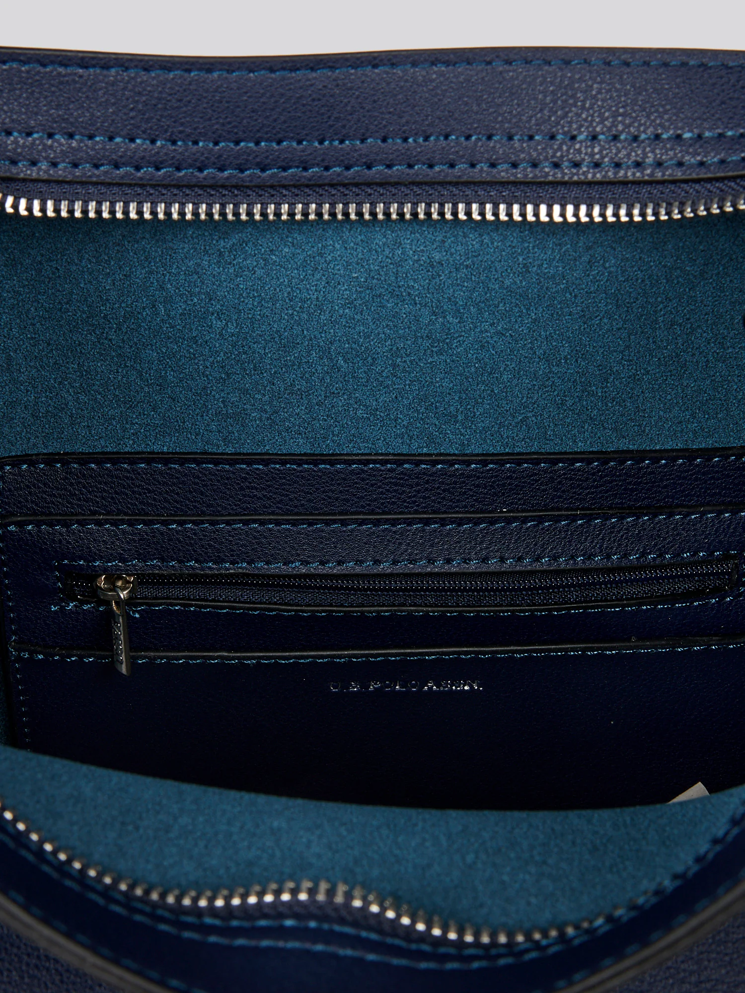 U.S. Polo Assn. Womens Retro Hobo Bag in Navy - Image 8