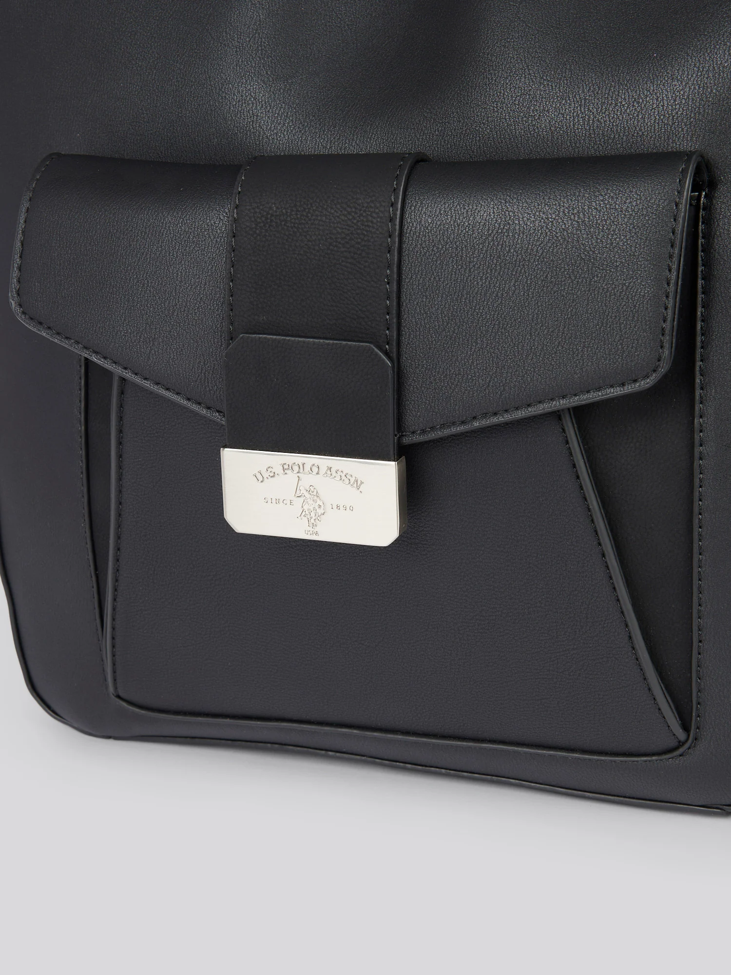 U.S. Polo Assn. Womens Romantic Hobo Bag in Black - Image 2