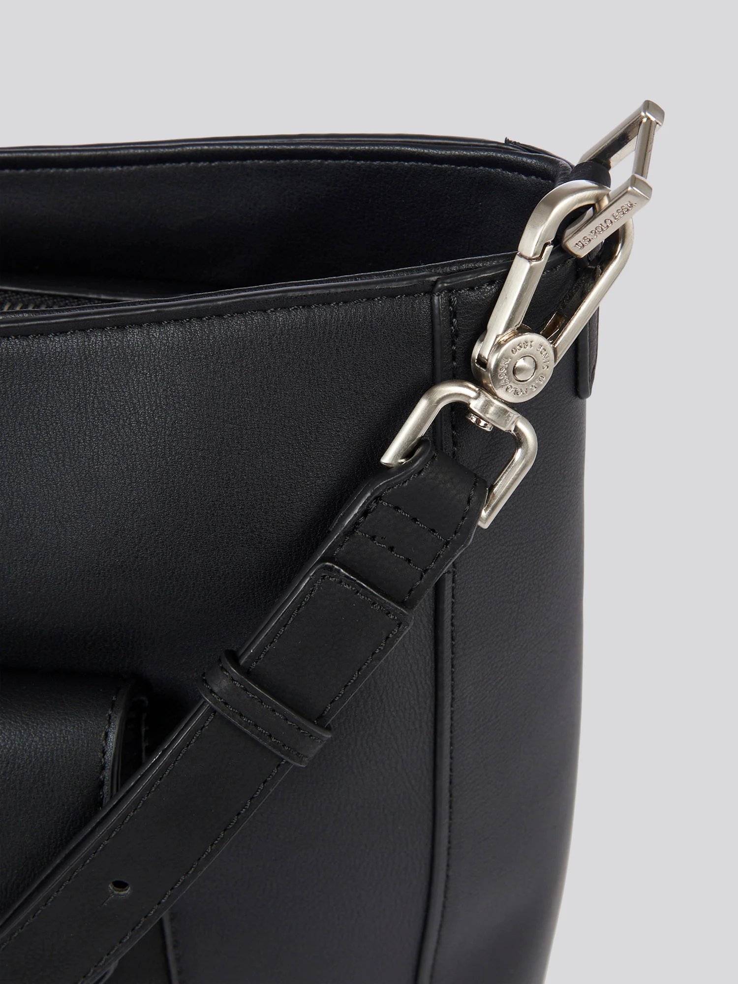 U.S. Polo Assn. Womens Romantic Hobo Bag in Black - Image 4