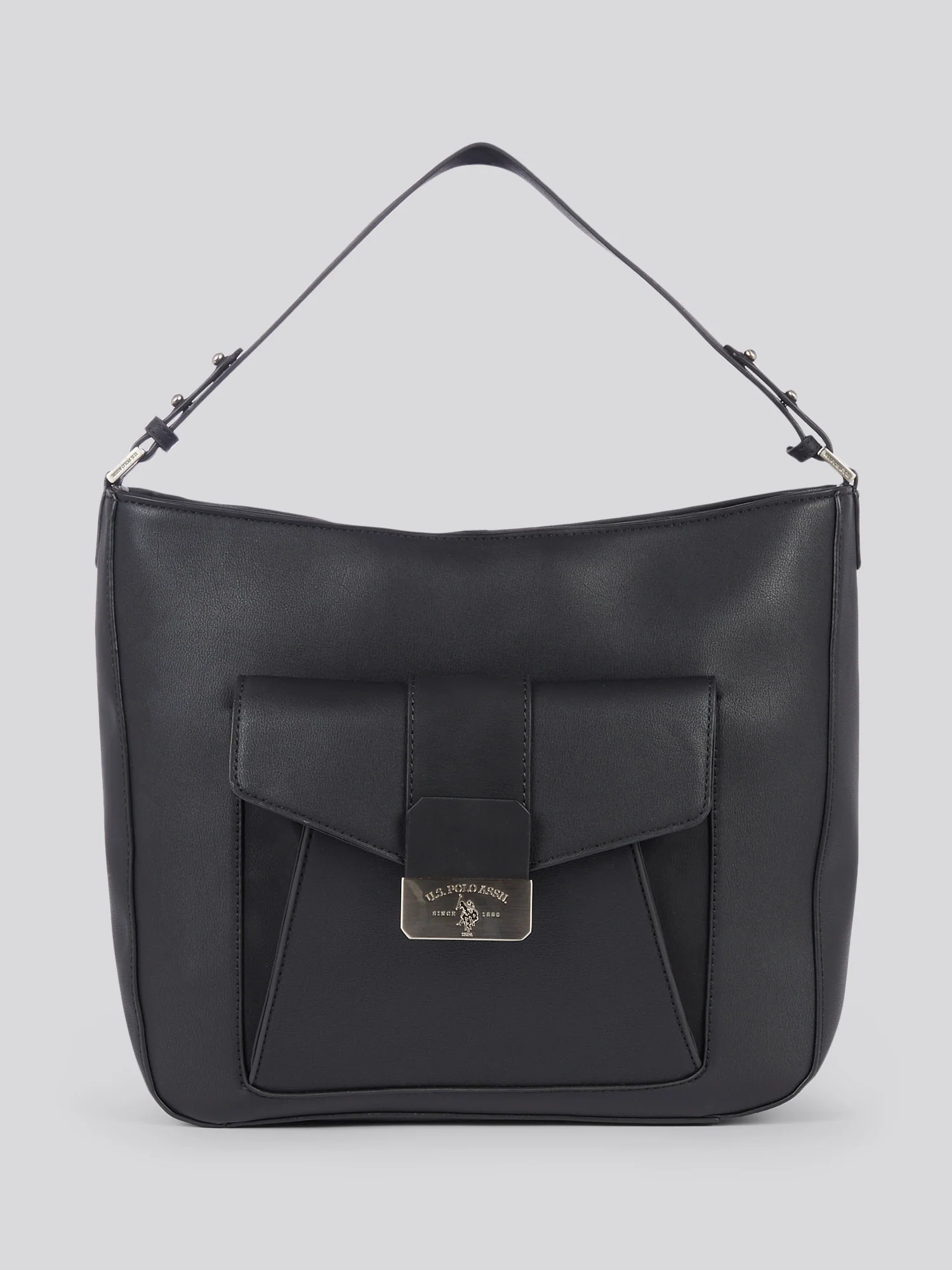 U.S. Polo Assn. Womens Romantic Hobo Bag in Black - Image 6