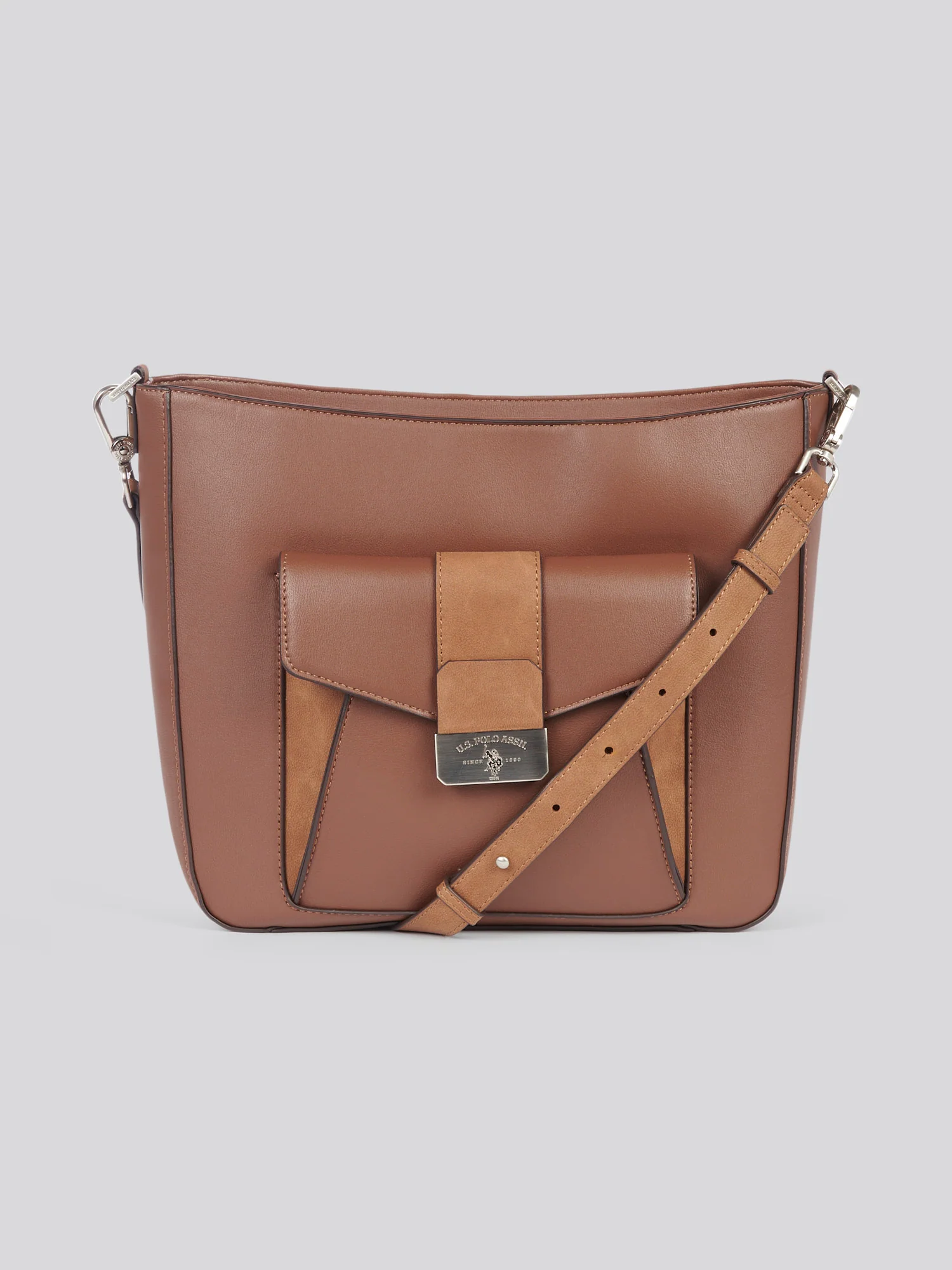 U.S. Polo Assn. Womens Romantic Hobo Bag in Brown - Image 4