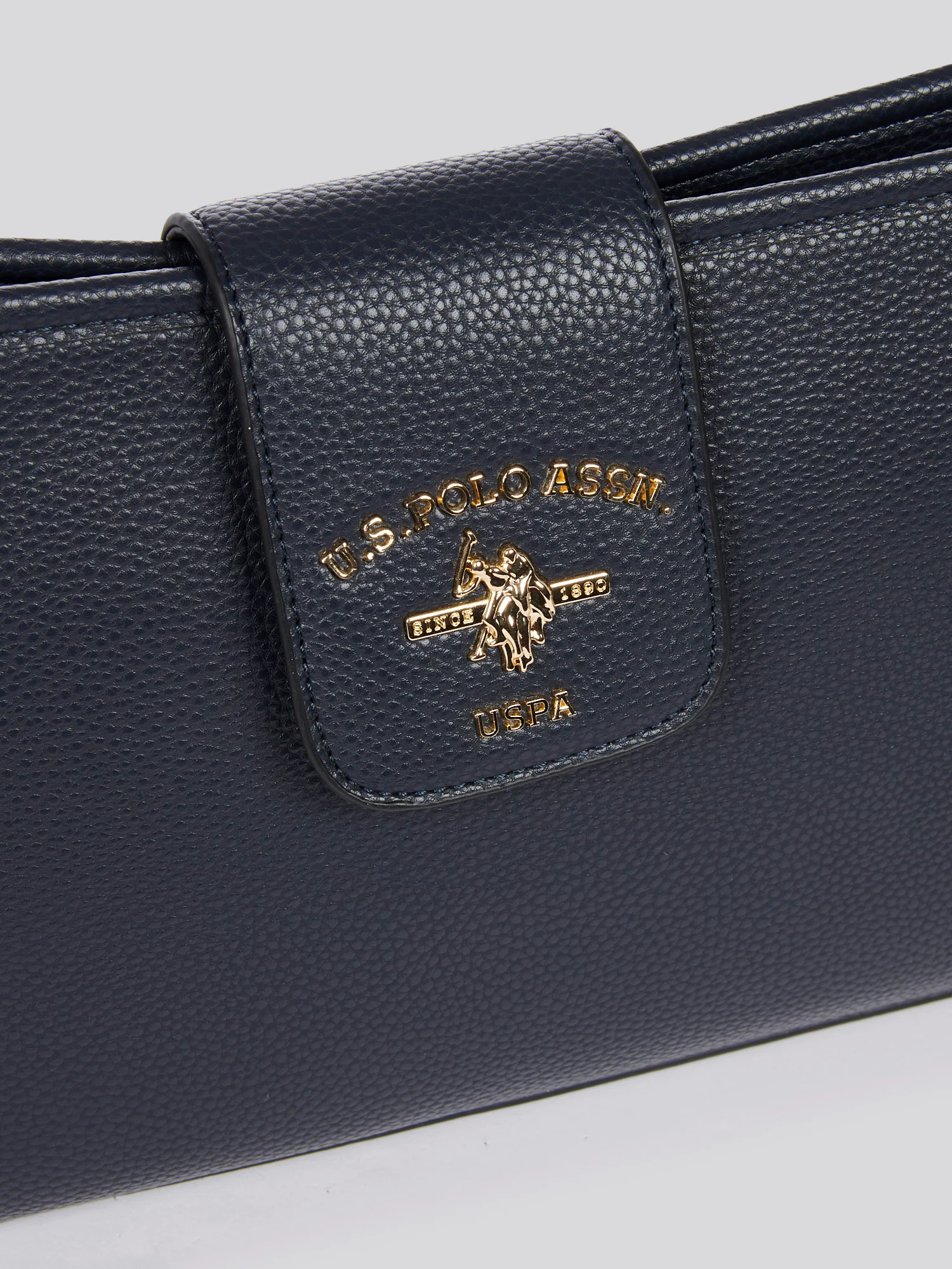 U.S. Polo Assn. Womens Stanford Baguette Bag in Navy - Image 5