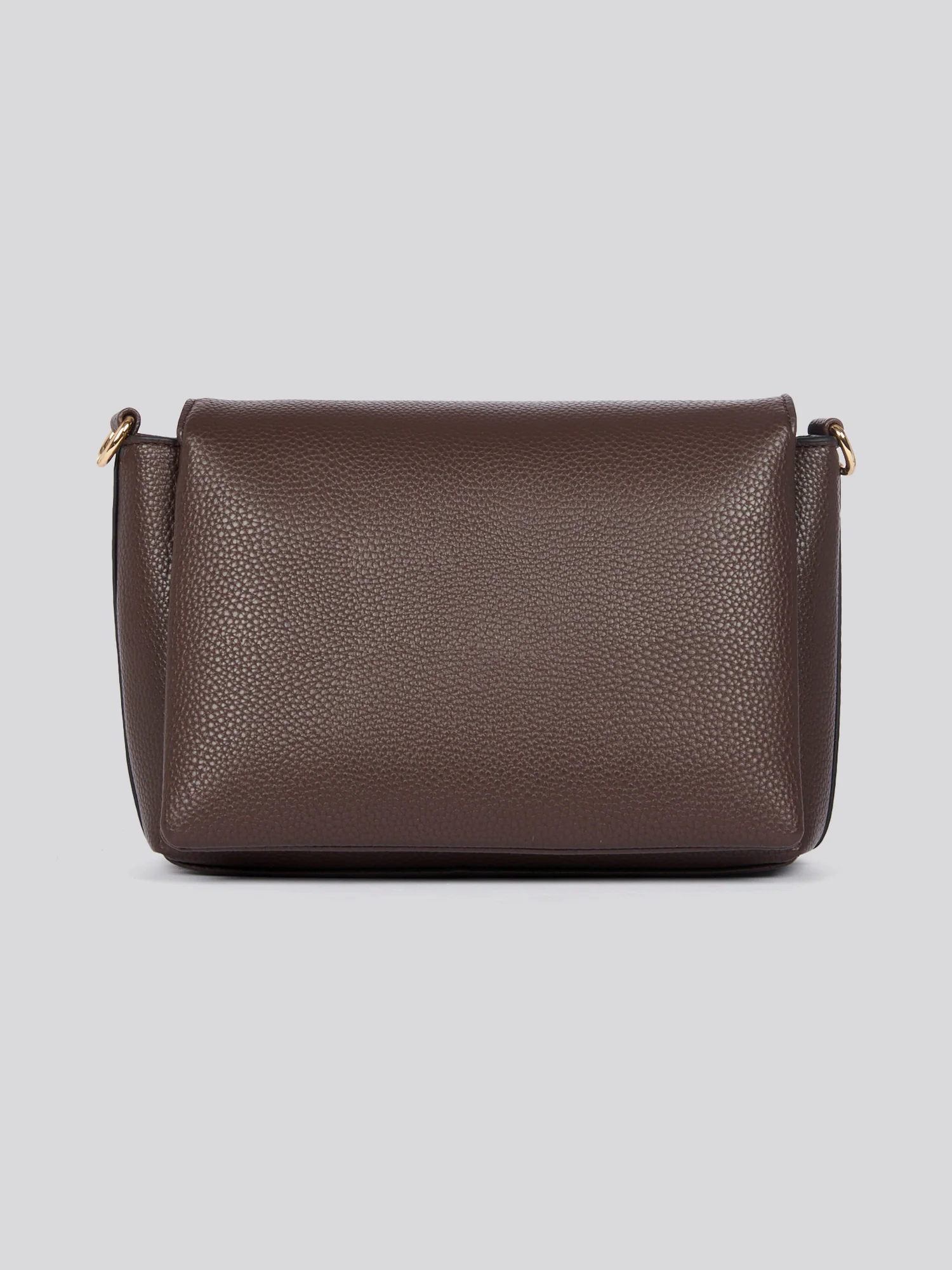 U.S. Polo Assn. Womens Stanford Flap Crossbody Bag in Dark Brown - Image 3