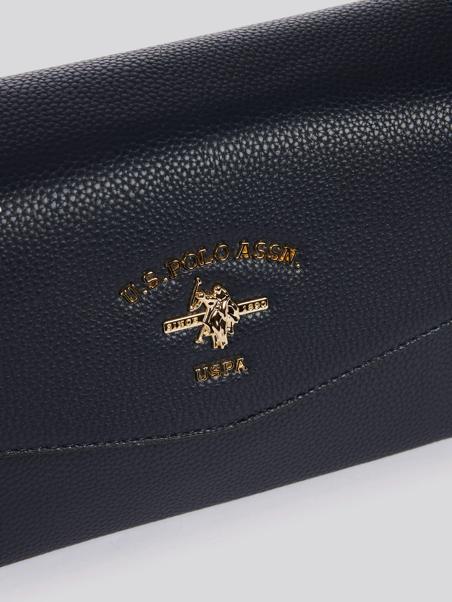 U.S. Polo Assn. Womens Stanford Flap Crossbody Bag in Navy - Image 5