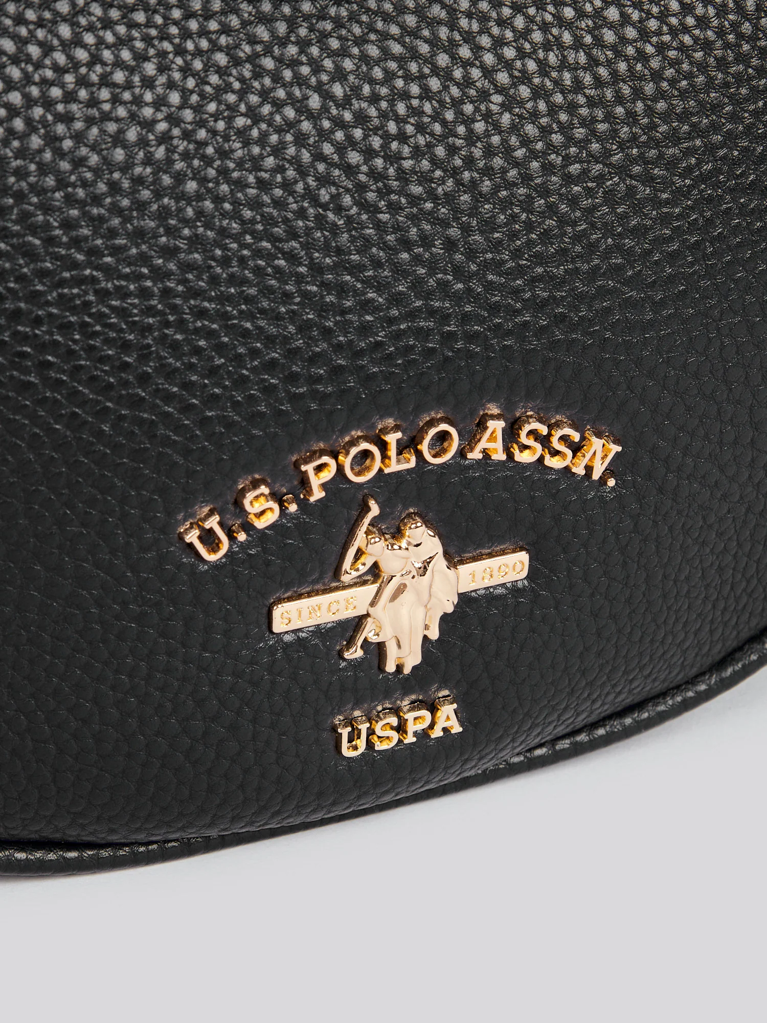 U.S. Polo Assn. Womens Stanford Small Hobo Bag in Black - Image 4