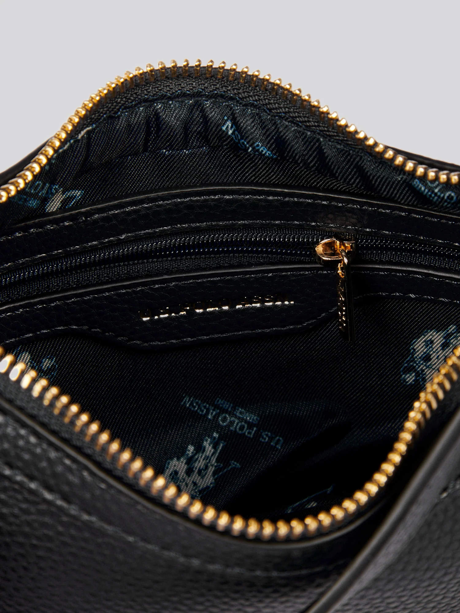 U.S. Polo Assn. Womens Stanford Small Hobo Bag in Black - Image 7