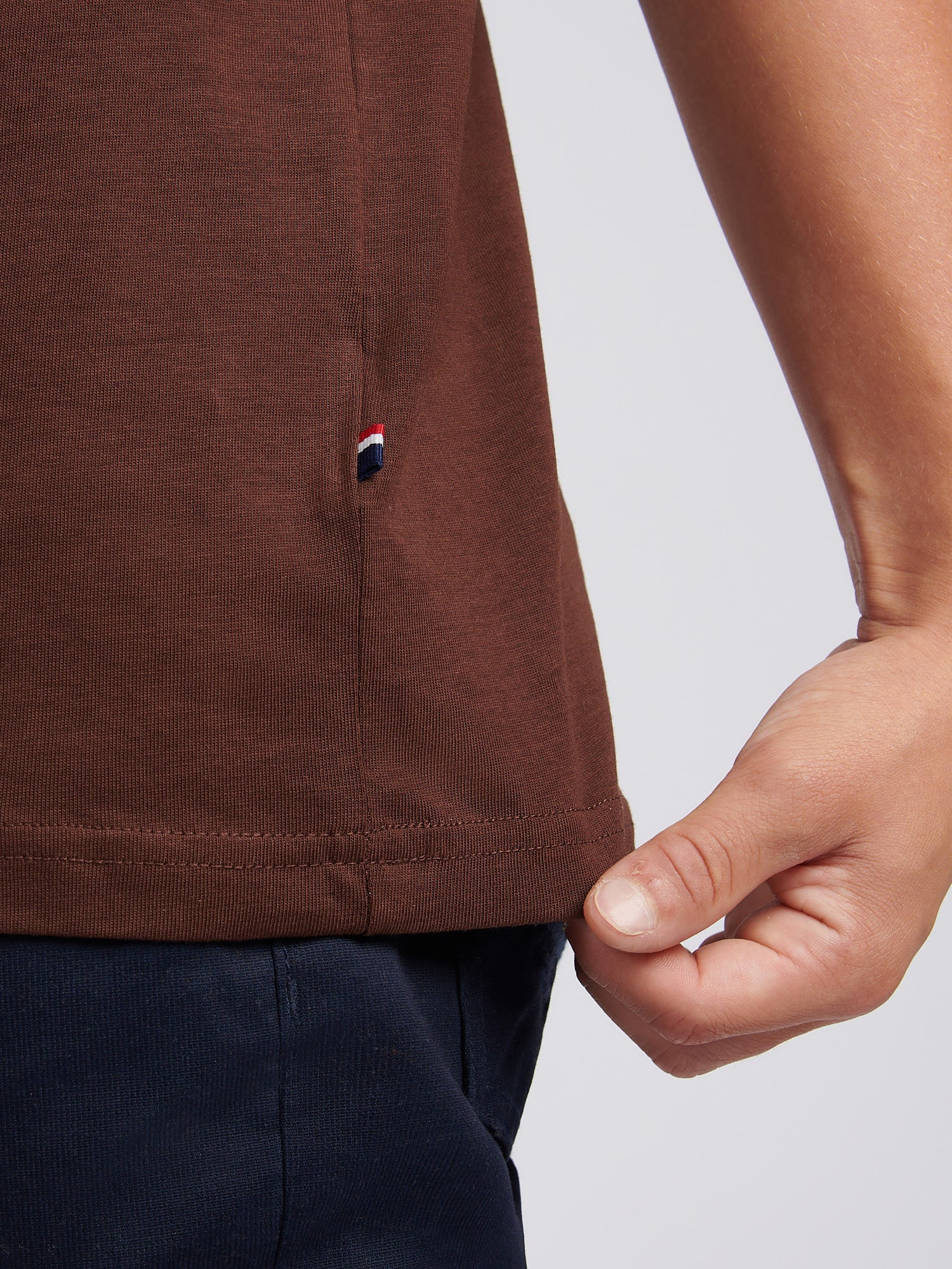 Boys USPA Back Graphic T-Shirt in Chocolate Martini - Image 6