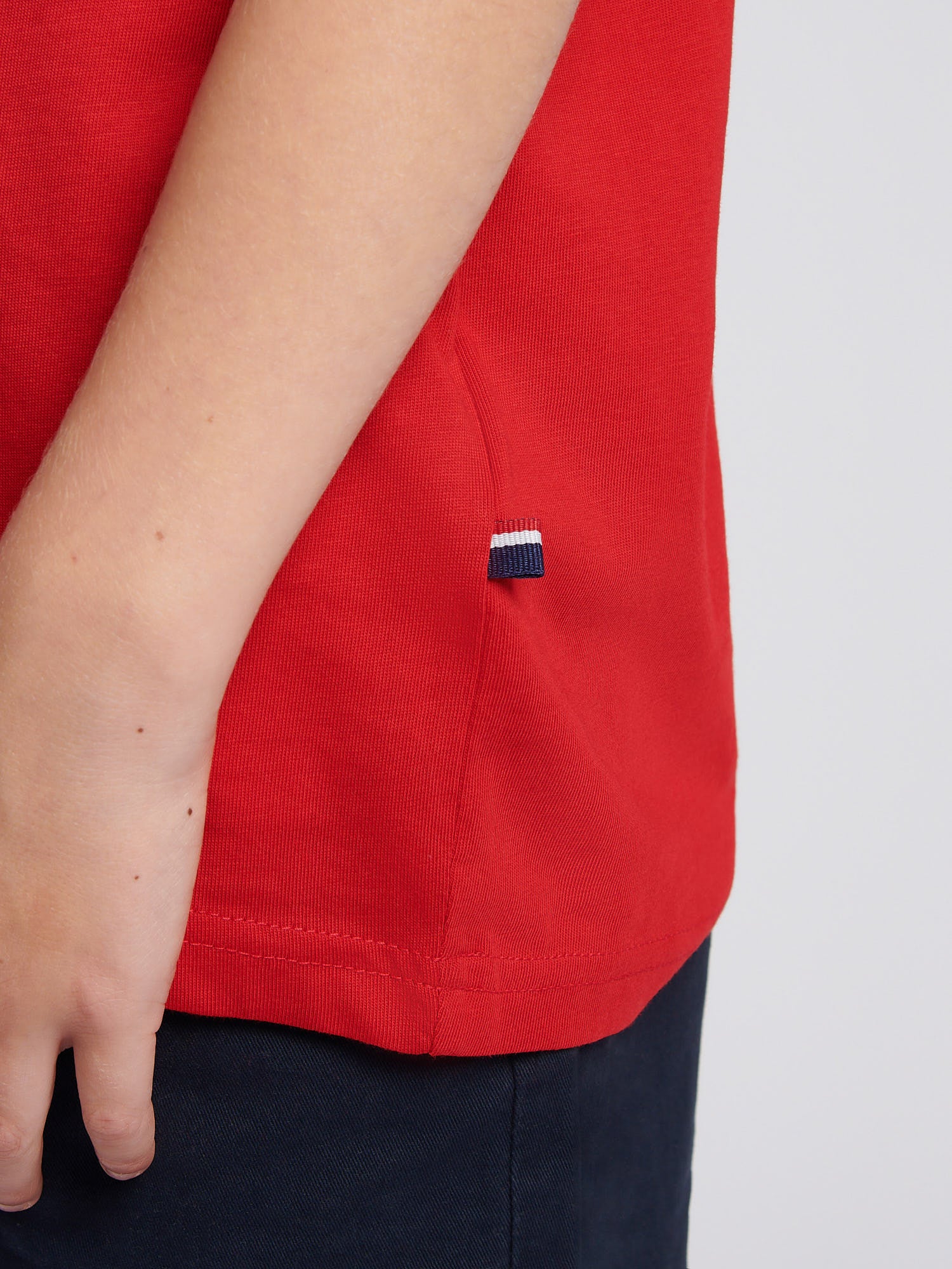 Boys USPA Back Graphic T-Shirt in Haute Red - Image 6