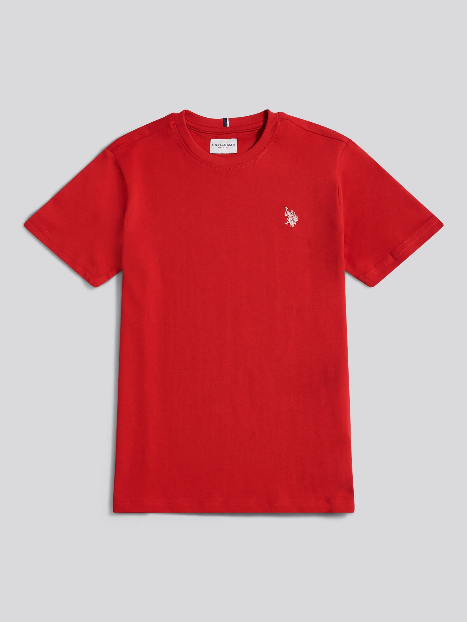 Boys USPA Back Graphic T-Shirt in Haute Red - Image 7