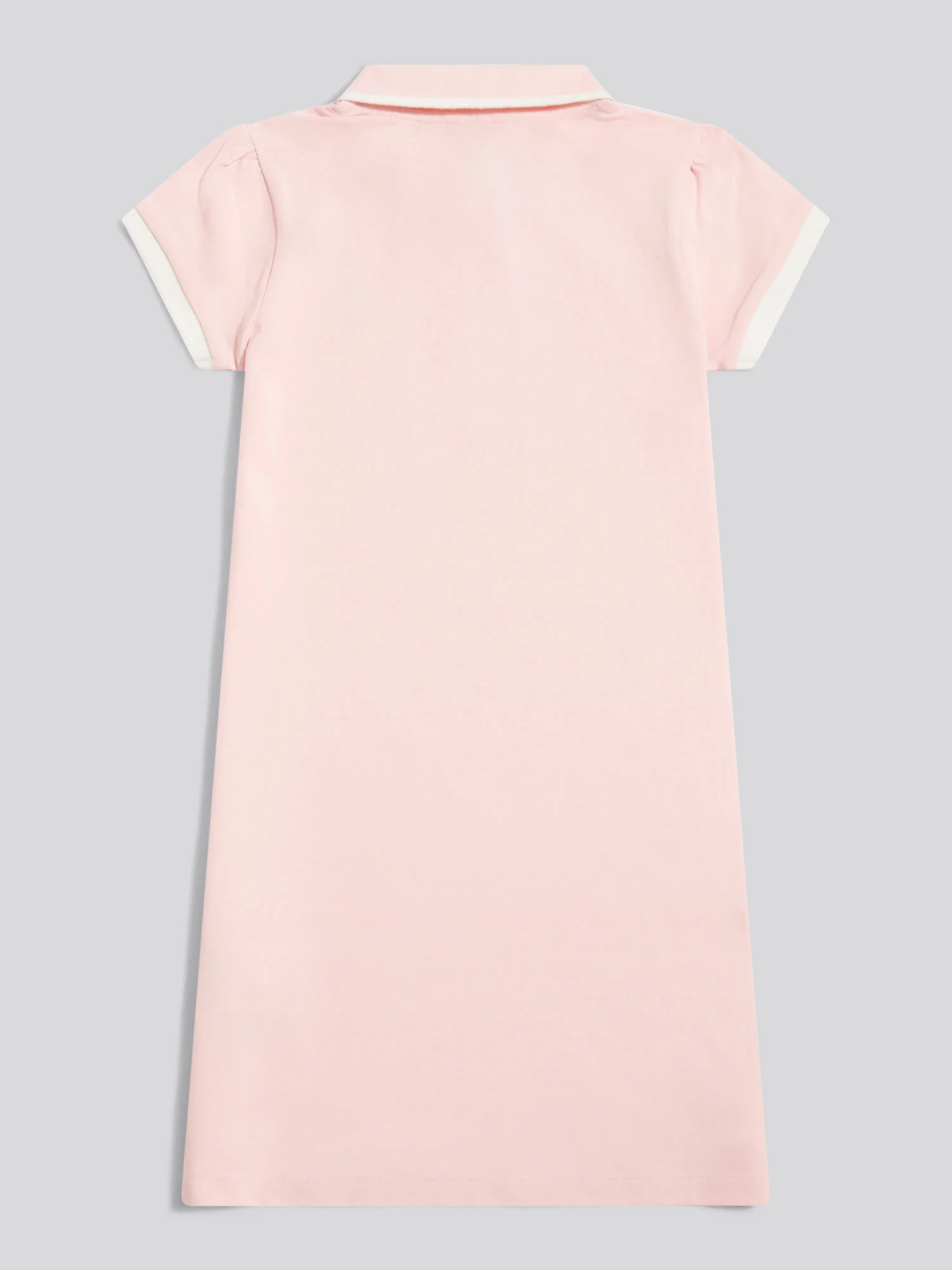 Girls Cap Sleeve Polo Dress Crystal Rose - Image 6