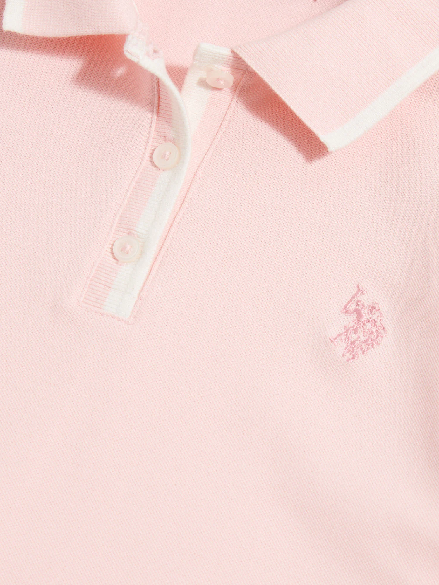 Girls Cap Sleeve Polo Dress Crystal Rose - Image 7
