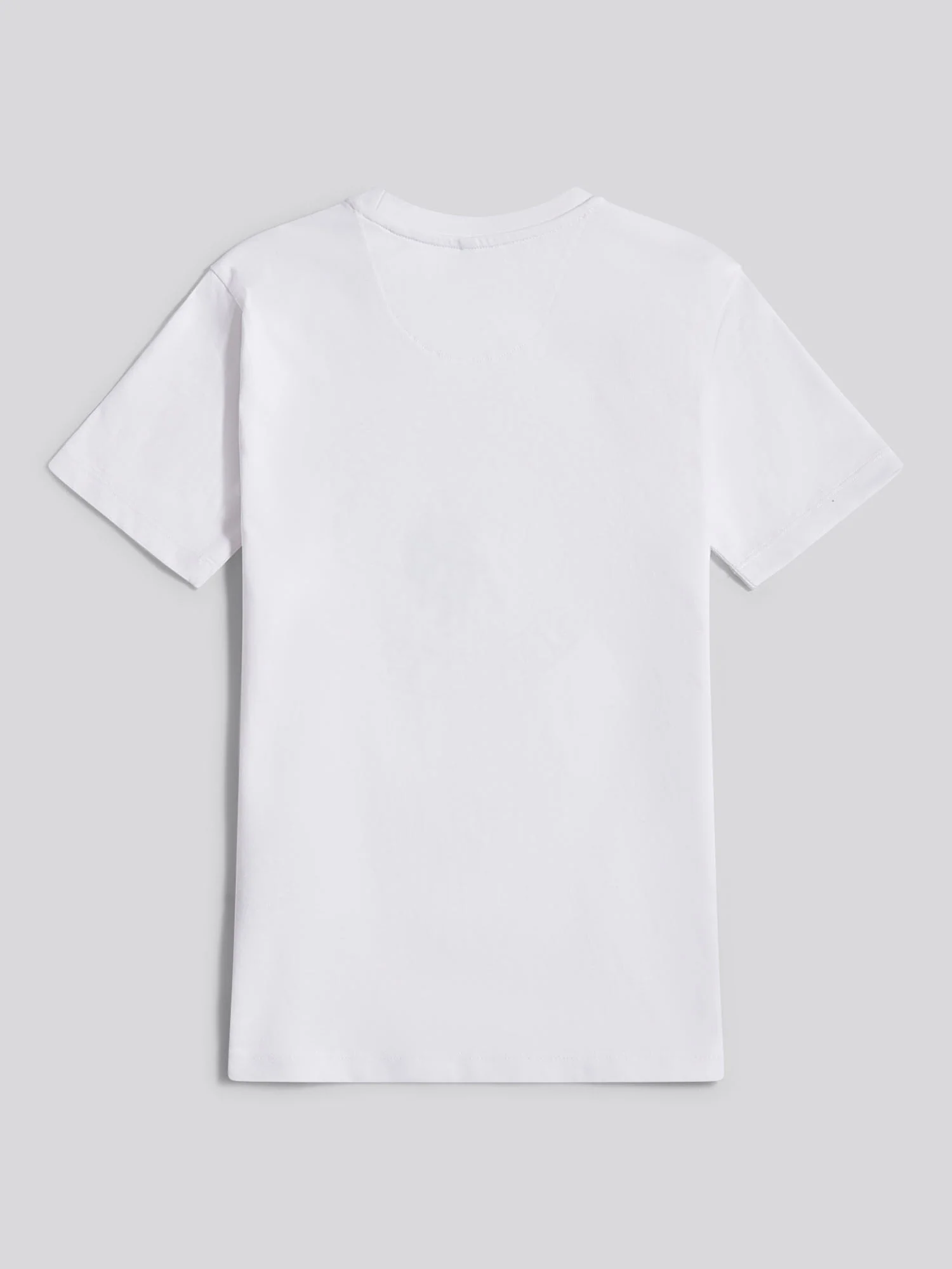 Boys USPA Circle Print T-Shirt in Bright White - Image 6