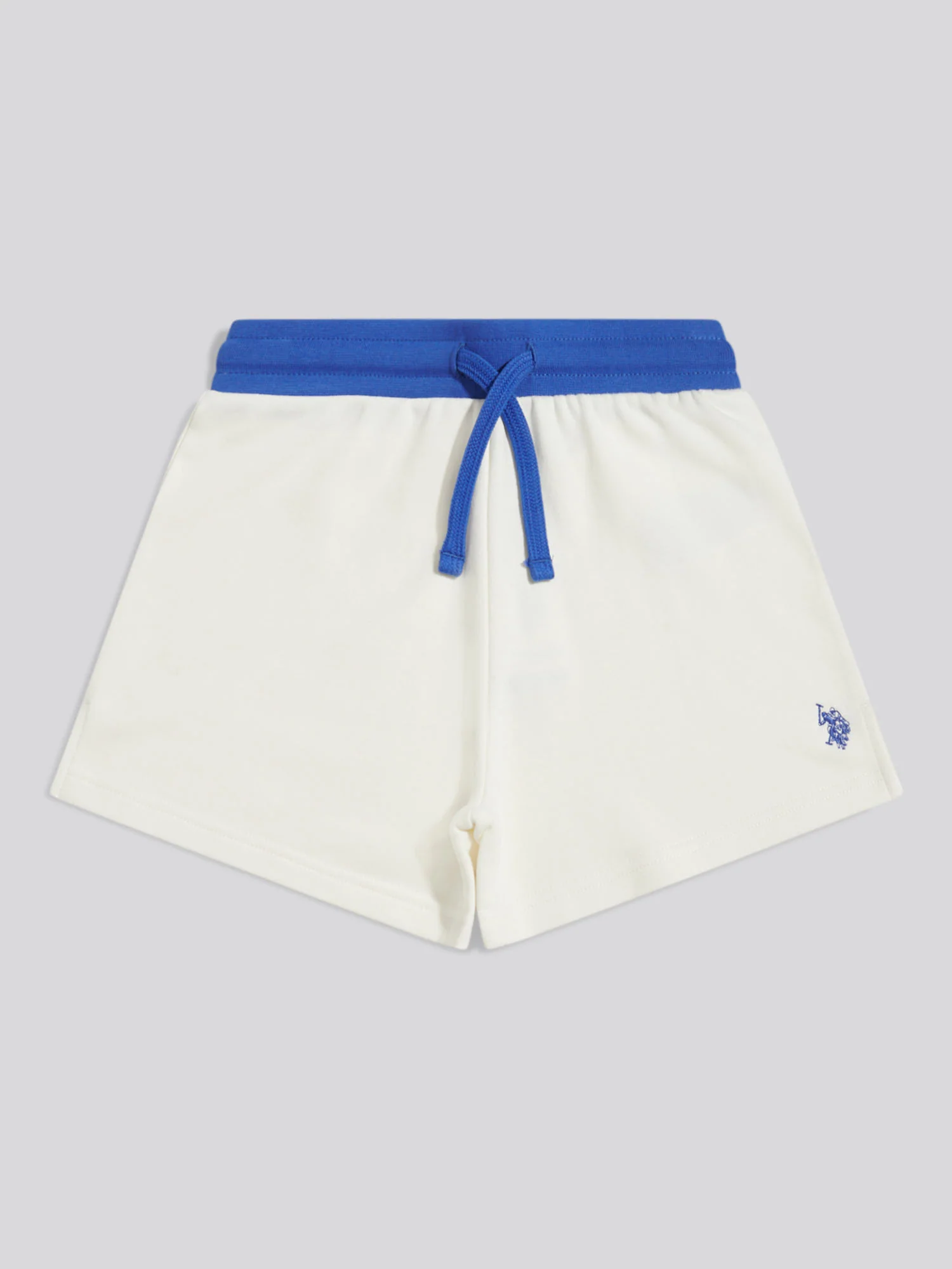 Girls Colour Block Sweat Shorts Marshmallow - Image 6