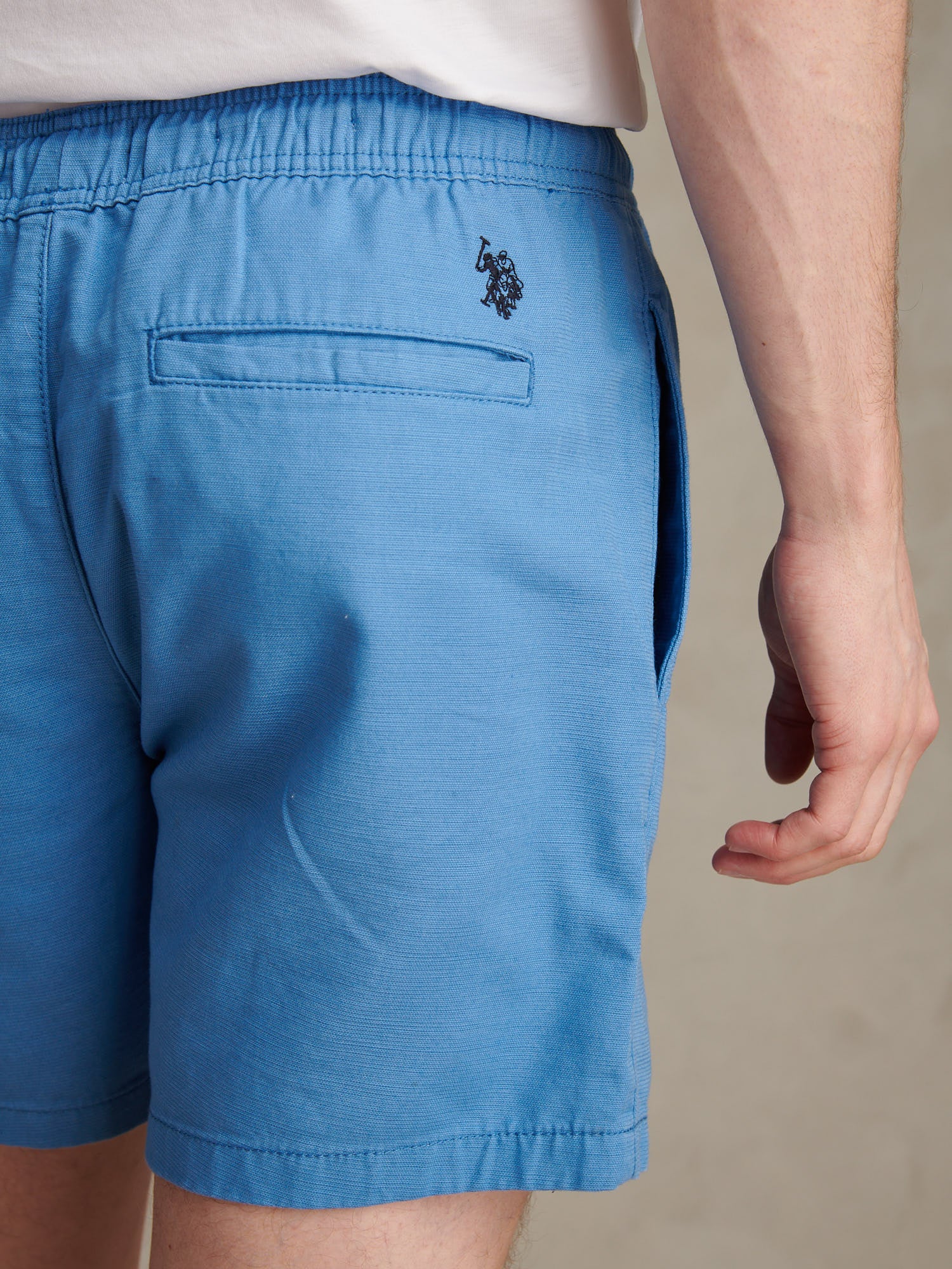 Mens Comfort Waist Classic Chino Shorts Riviera - Image 2