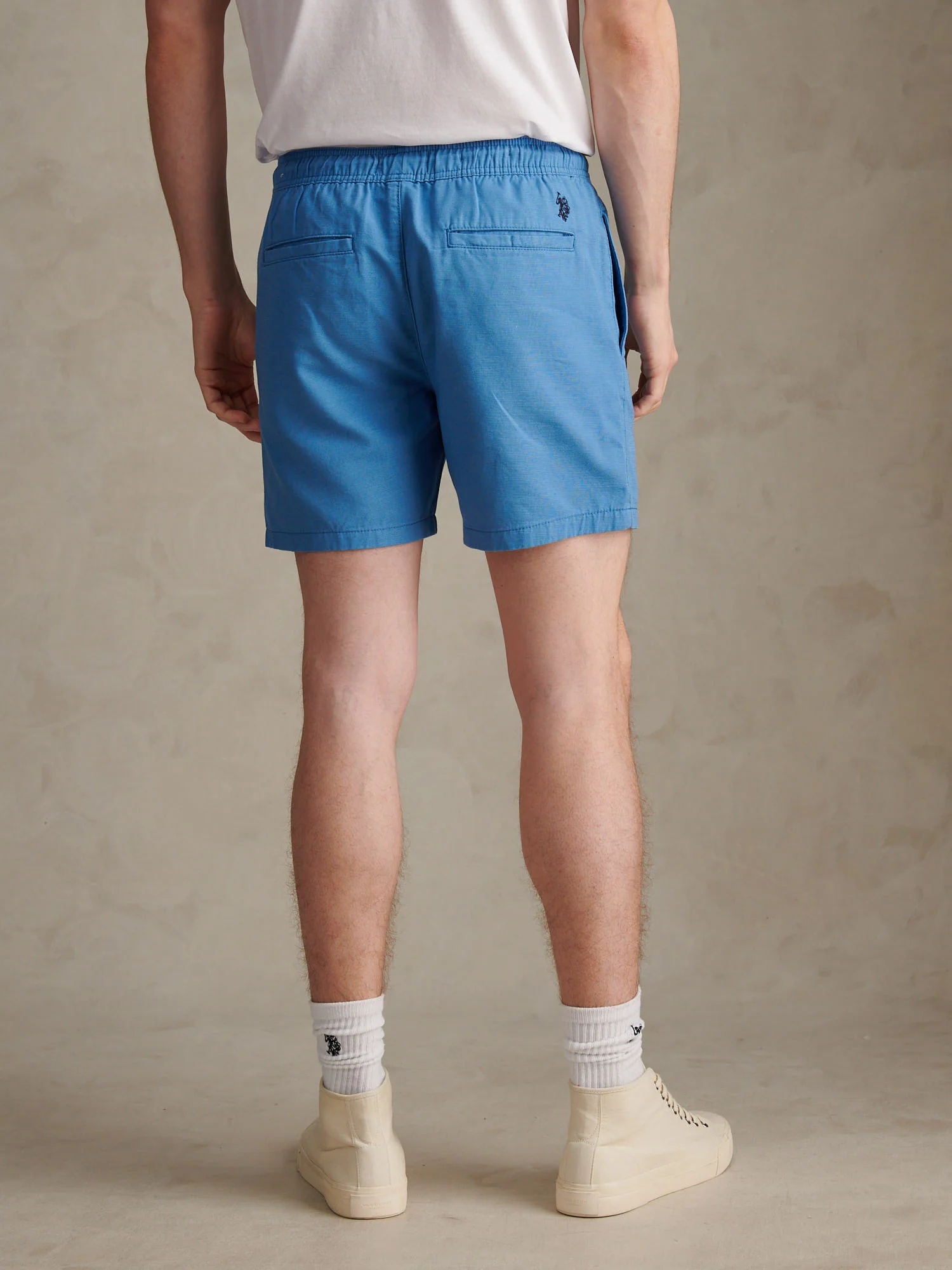 Mens Comfort Waist Classic Chino Shorts Riviera - Image 4