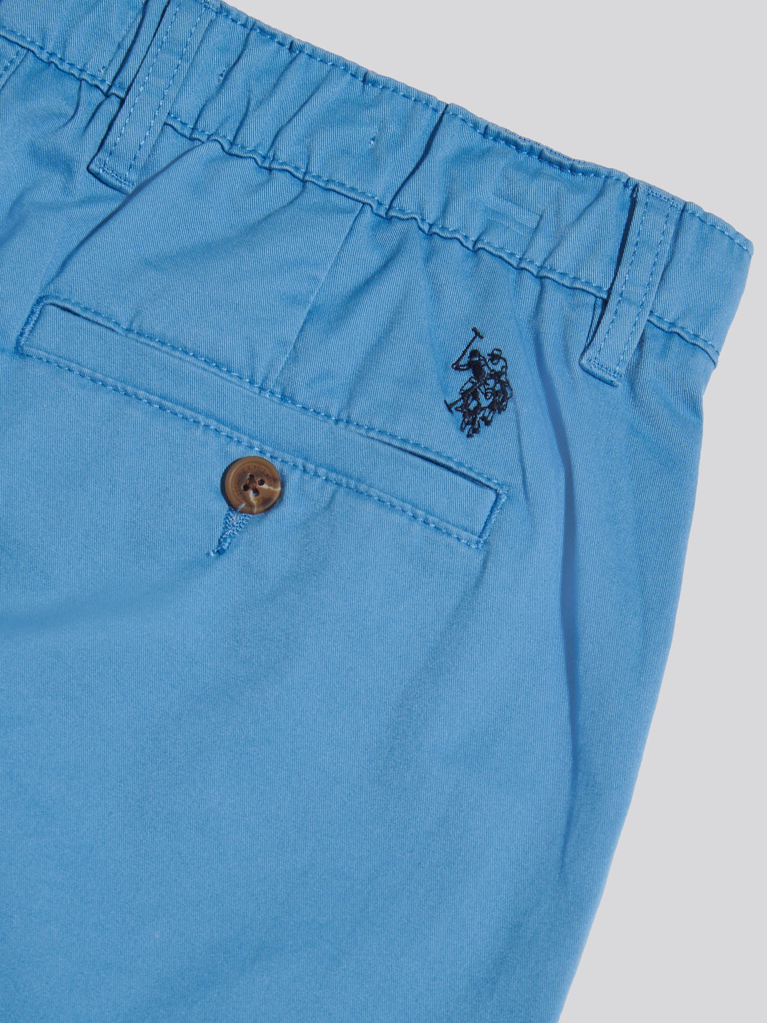 Mens Comfort Waist Classic Chino Shorts Riviera - Image 7