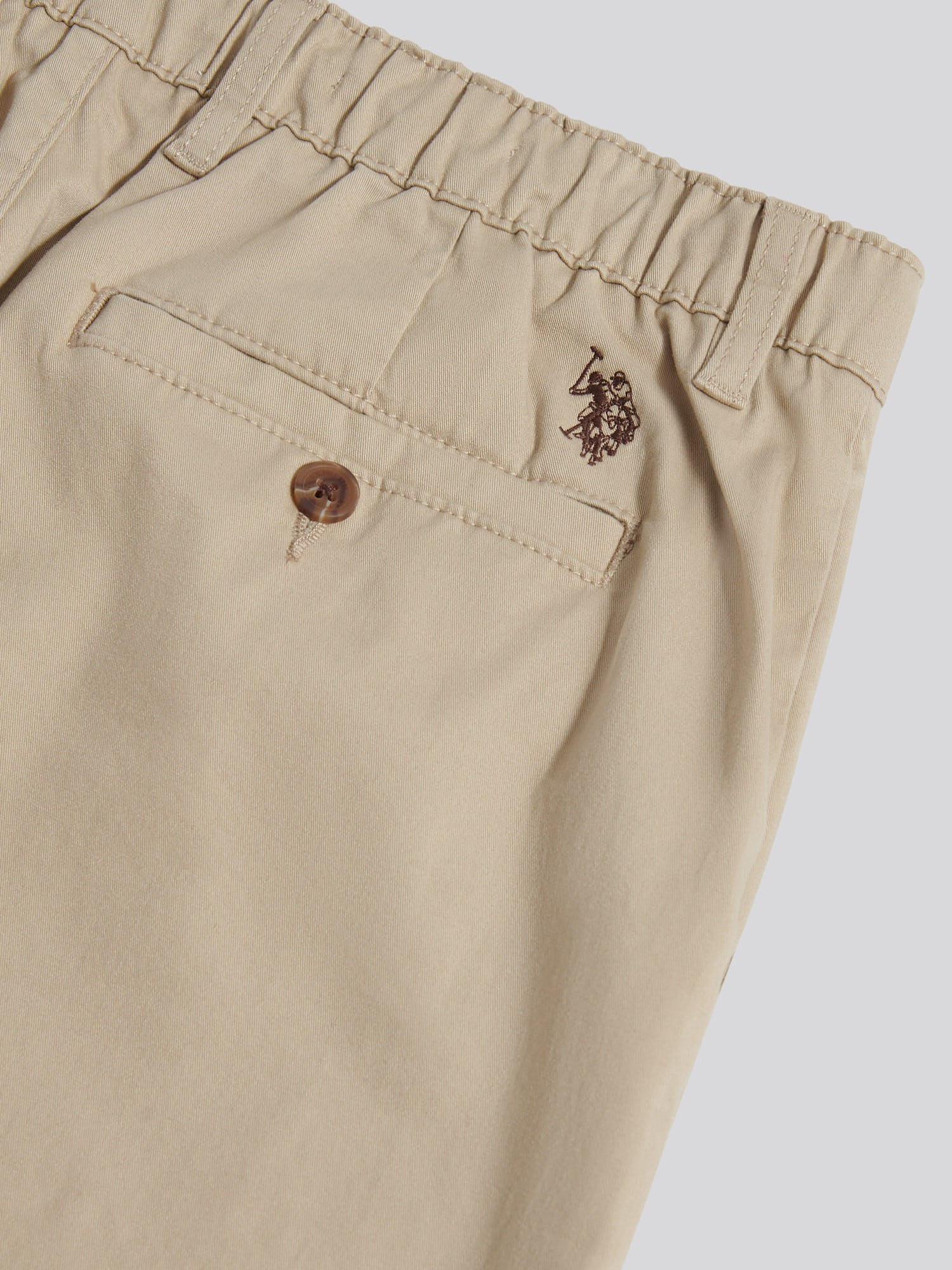 Mens Comfort Waist Classic Chino Shorts Trench Coat - Image 7