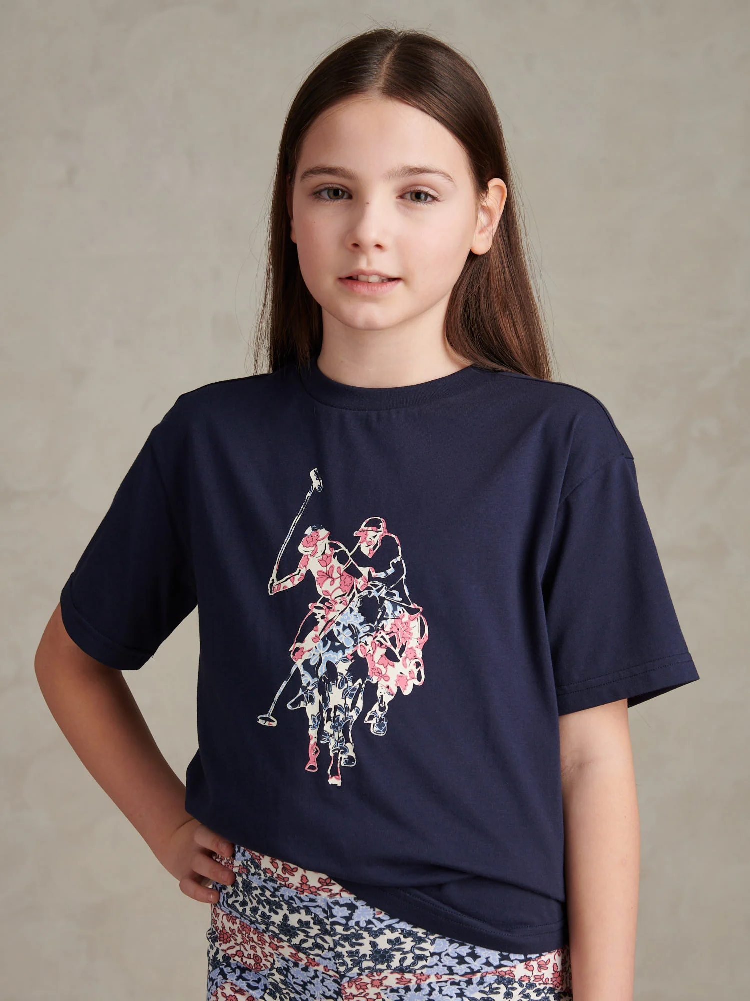 Girls Drop Hem T-Shirt & Cycling Short Set Bubblegum - Image 5