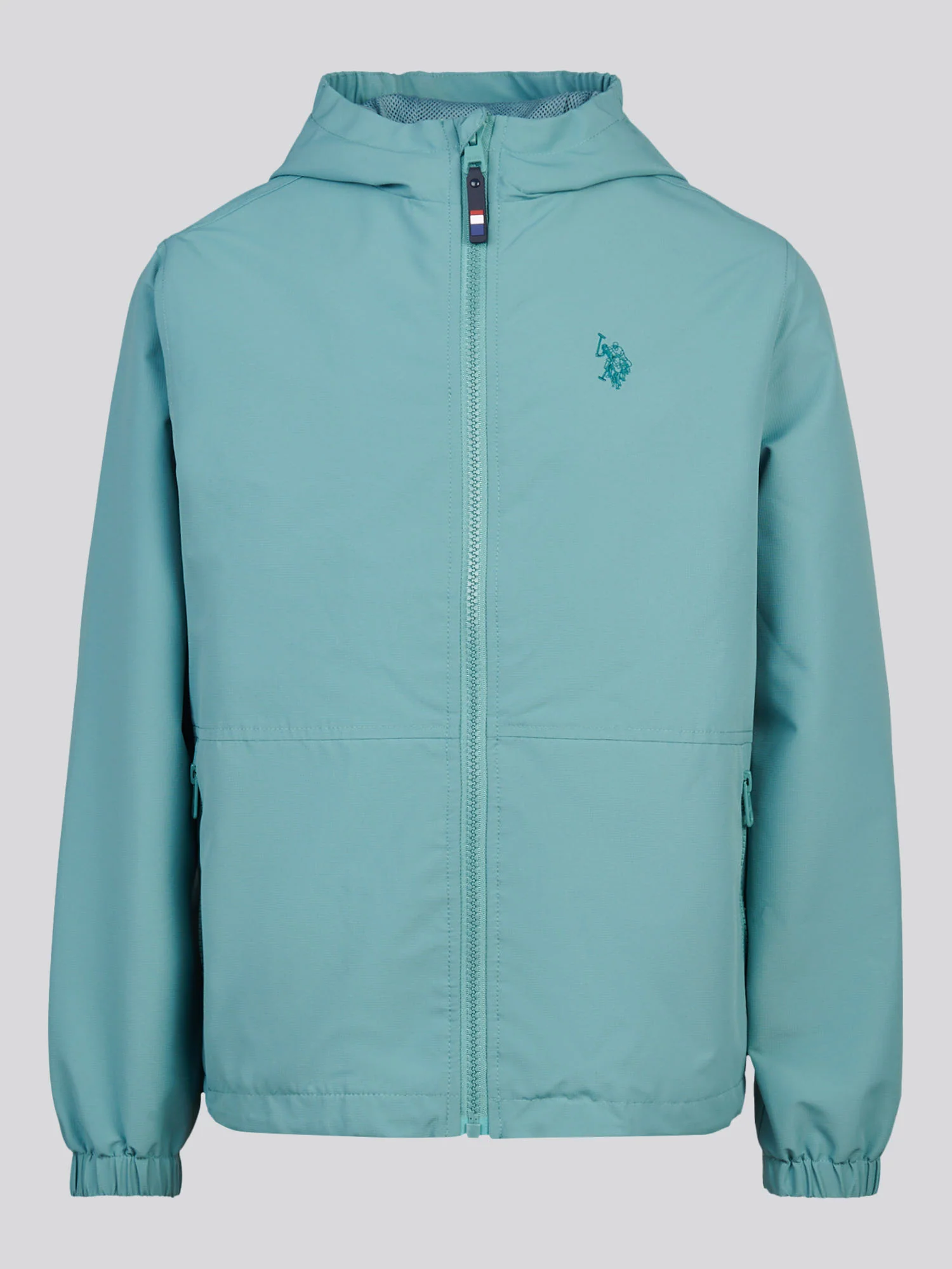 Boys Mesh Lined Hooded Windbreaker Arctic - Image 6