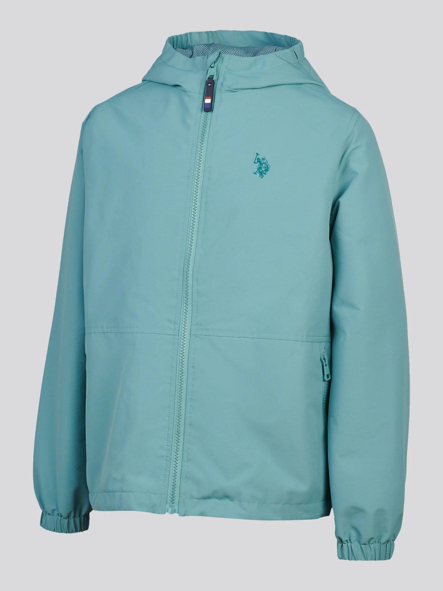 Boys Mesh Lined Hooded Windbreaker Arctic - Image 7