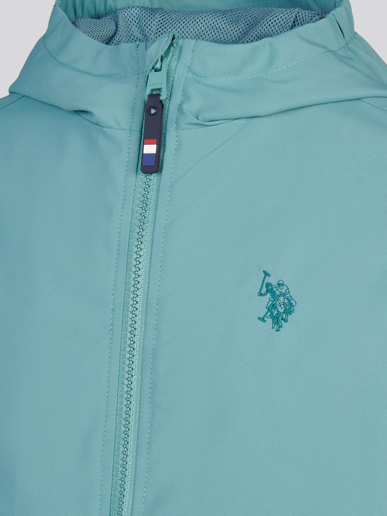 Boys Mesh Lined Hooded Windbreaker Arctic - Image 9